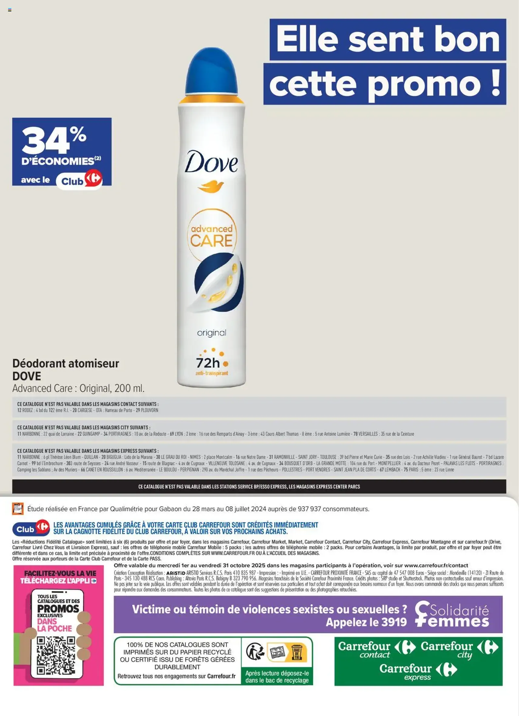 Carrefour contact catalogue - brochure valable à partir du 01/10/2025, page 8 sur 8