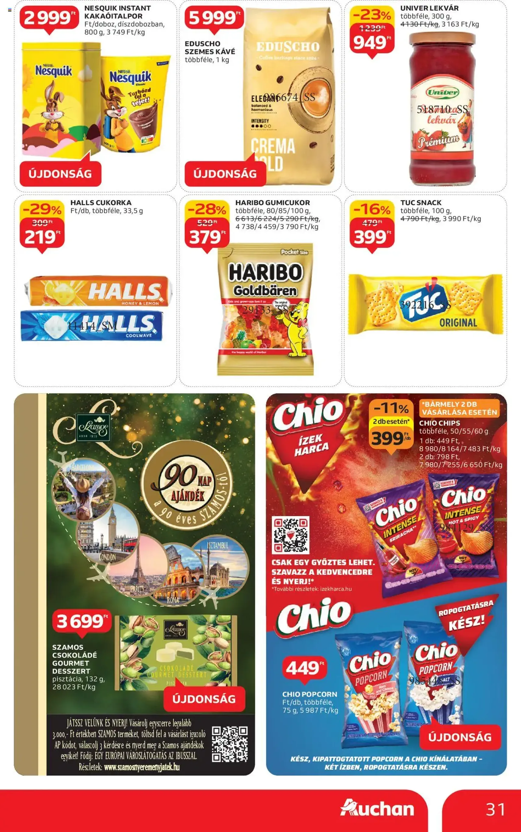 Auchan Akciós újság - 2025.10.09. érvényes szórólap 31 oldal 64 oldalból