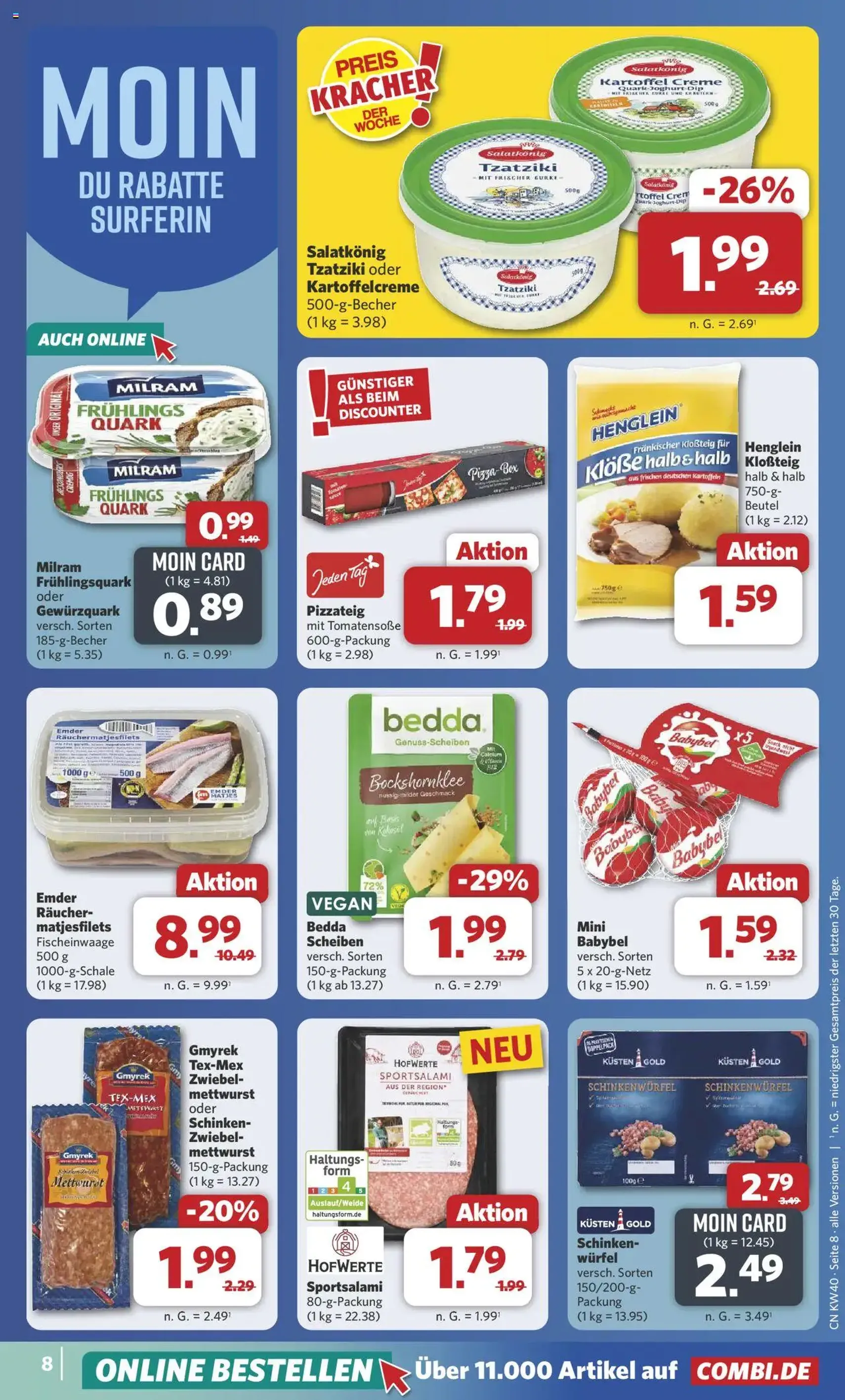 Combi Prospekt - Gültiger Prospekt ab 29.09.2025, Seite 8 von insgesamt 33