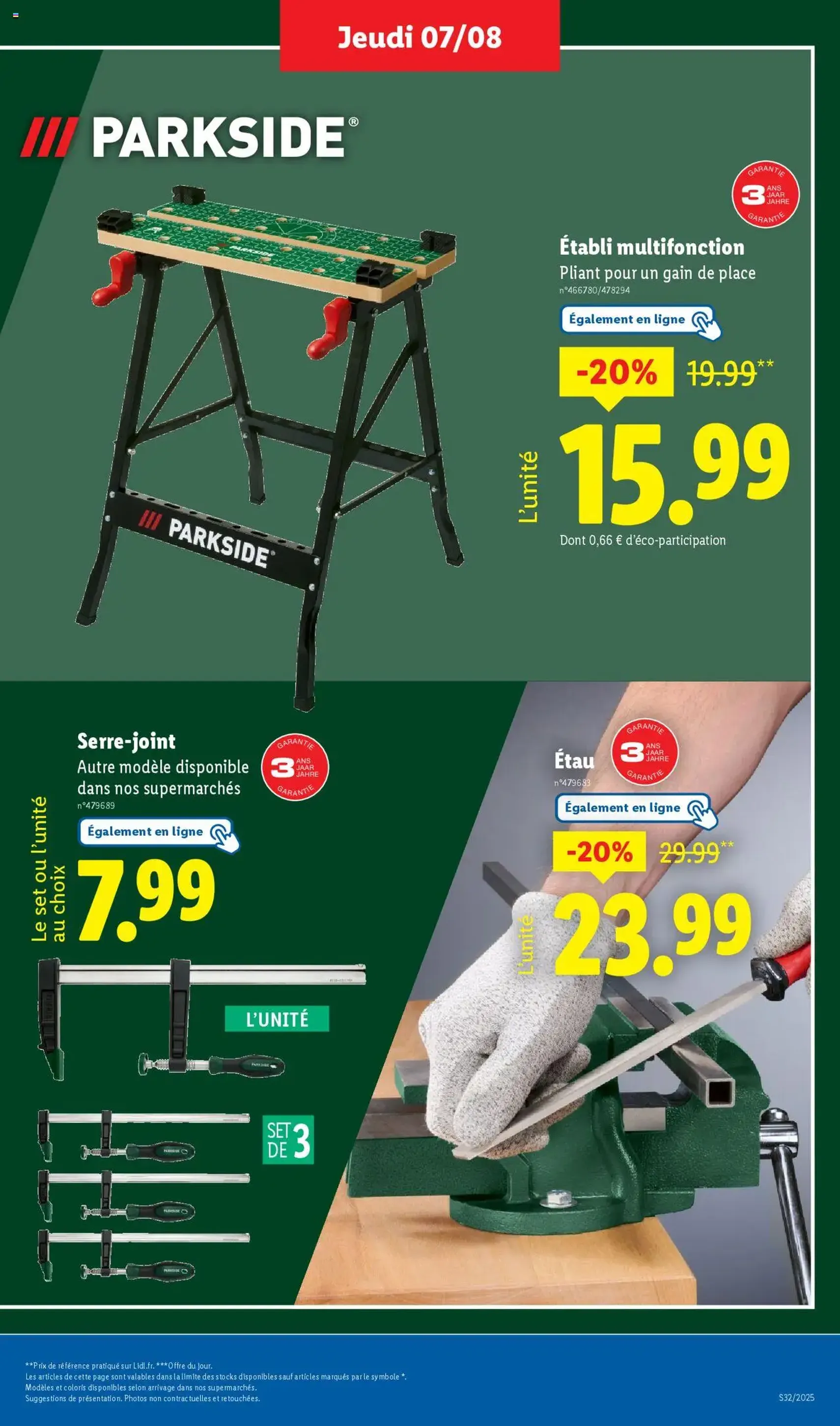 LIDL catalogue semaine 31 - brochure valable à partir du 07/08/2025, page 33 sur 76 LIDL catalogue semaine 31 - brochure valable à partir du 07/08/2025, page 33 sur 76