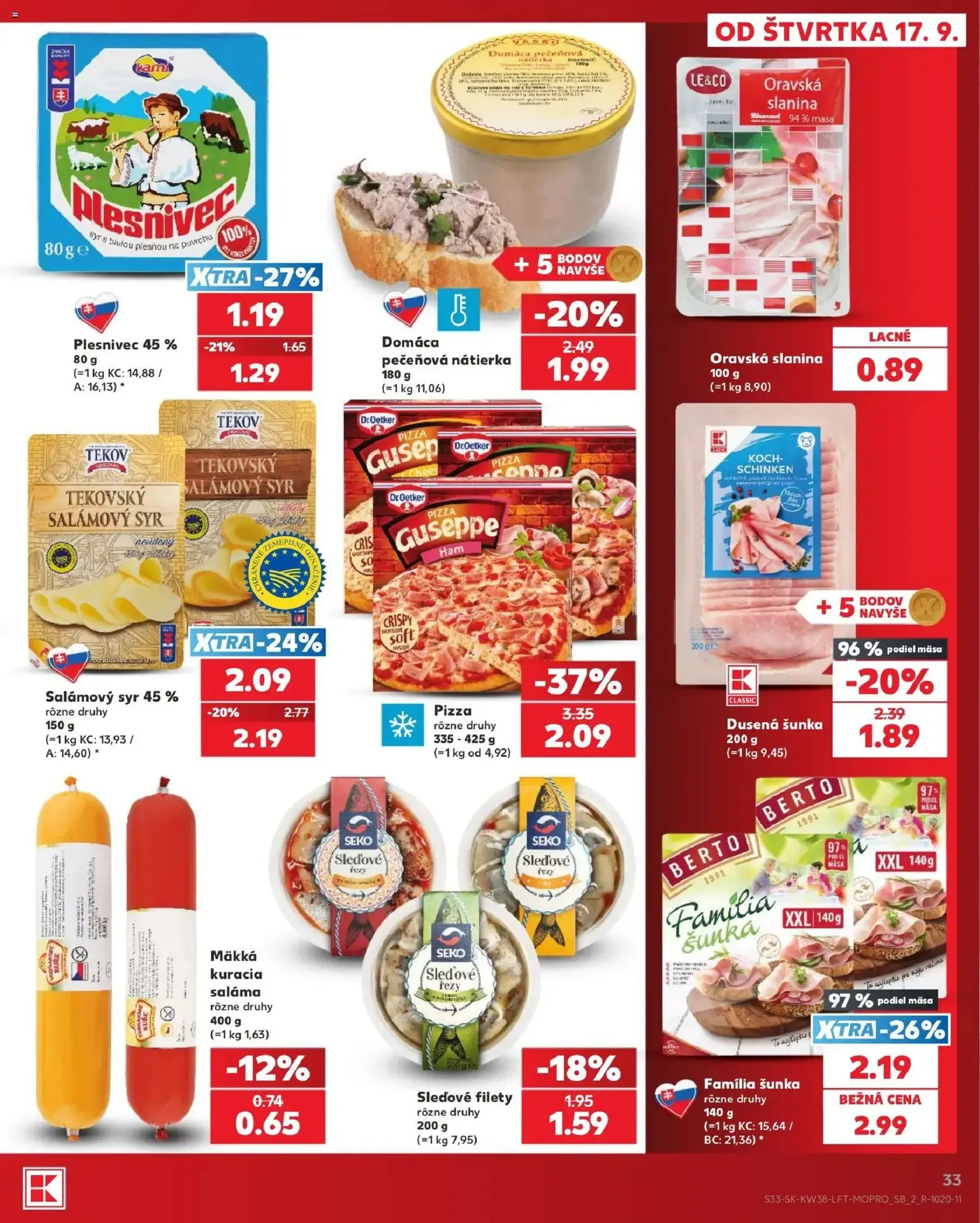 Kaufland leták - platný leták od 17.09.2026 strana 33 z 84