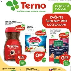 Terno leták - náhľad letáku platný od 21.08.2025