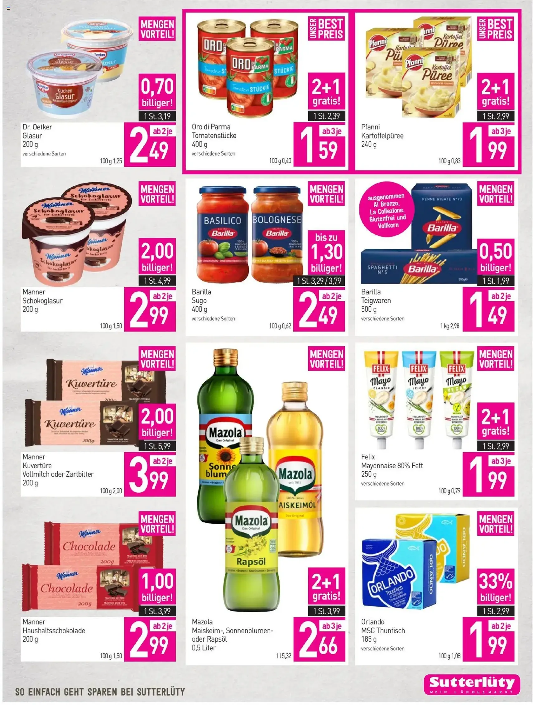 Sutterlüty Flugblatt - Gültiger Prospekt ab 27.11.2025, Seite 19 von insgesamt 24