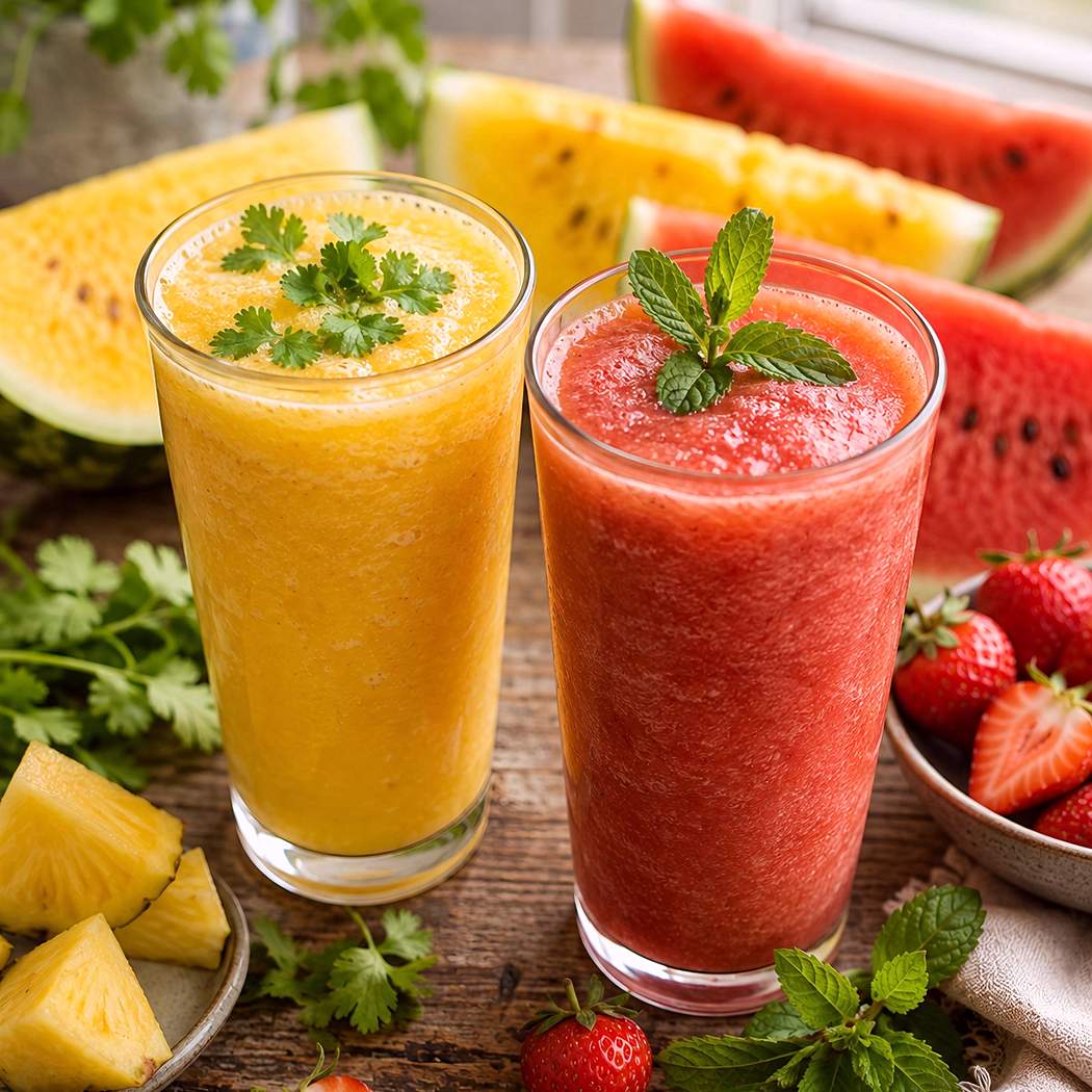 Osviežujúce melónové smoothie