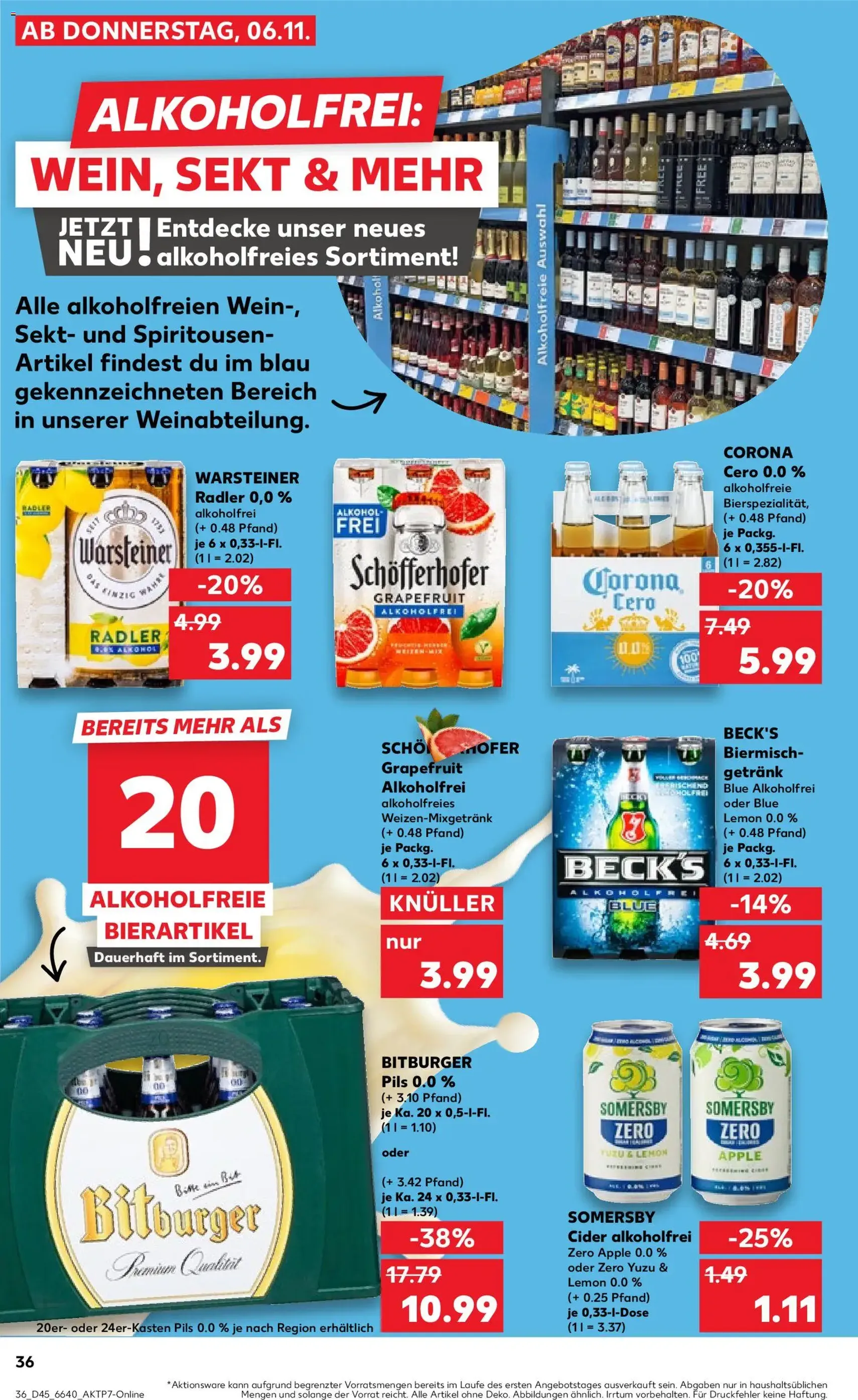 Kaufland Prospekt - Gültiger Prospekt ab 06.11.2025, Seite 36 von insgesamt 64