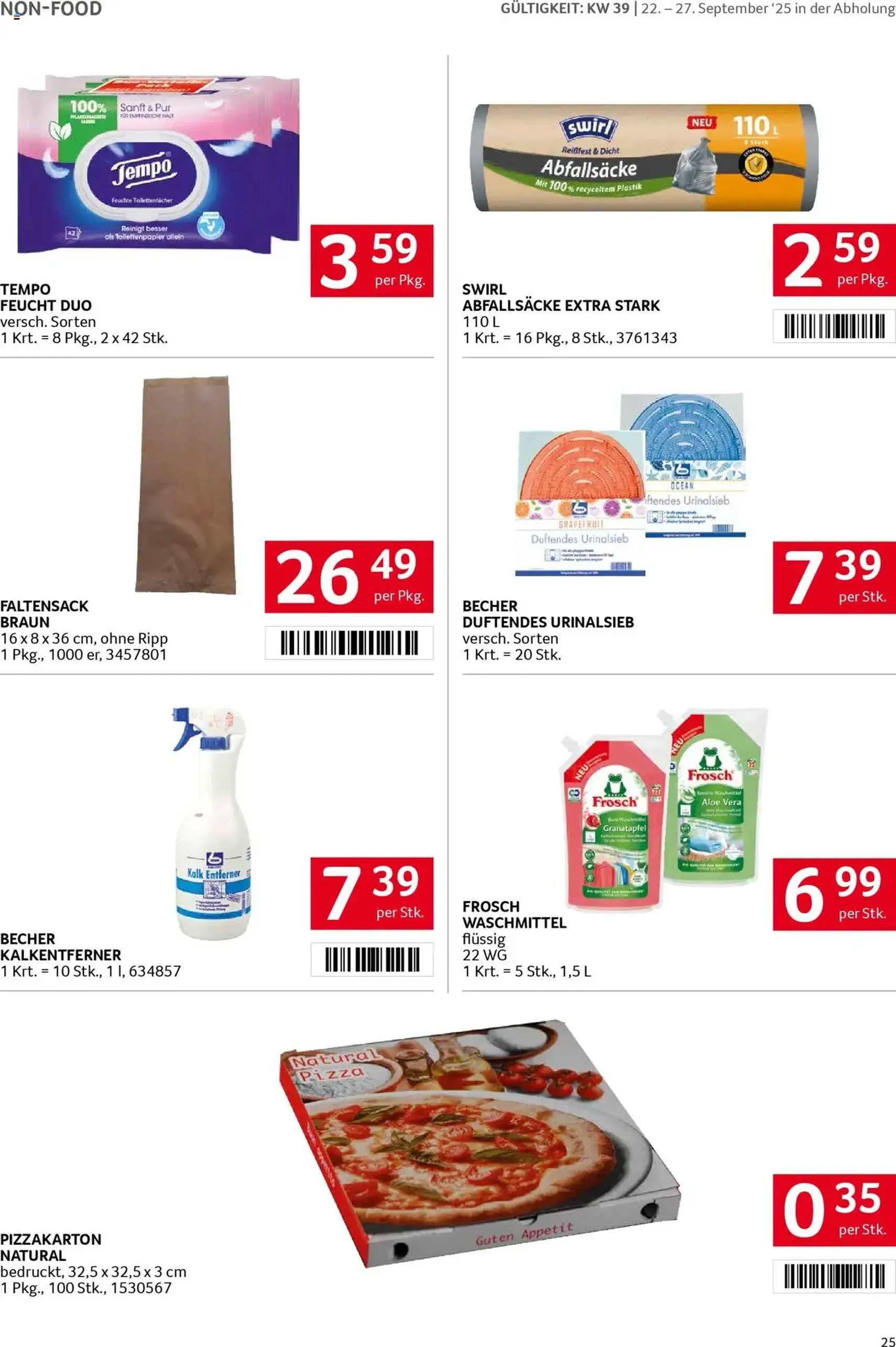 Transgourmet Flugblatt - Gültiger Prospekt ab 22.09.2025, Seite 23 von insgesamt 30 Transgourmet Flugblatt - Gültiger Prospekt ab 22.09.2025, Seite 23 von insgesamt 30