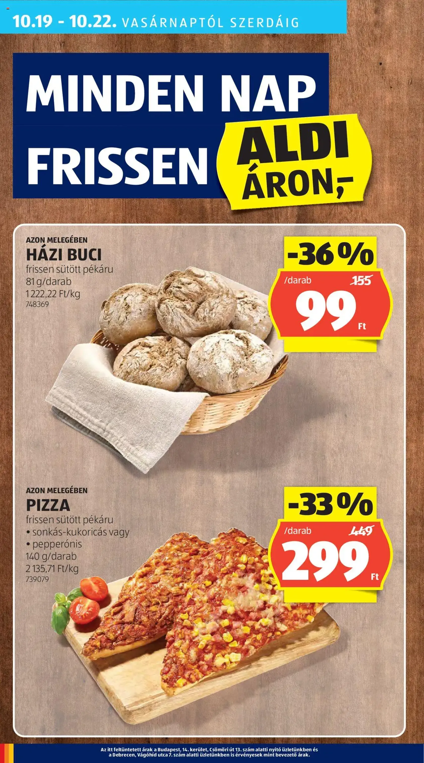 Aldi Akciós újság - 2025.10.16. érvényes szórólap 32 oldal 50 oldalból Aldi Akciós újság - 2025.10.16. érvényes szórólap 32 oldal 50 oldalból