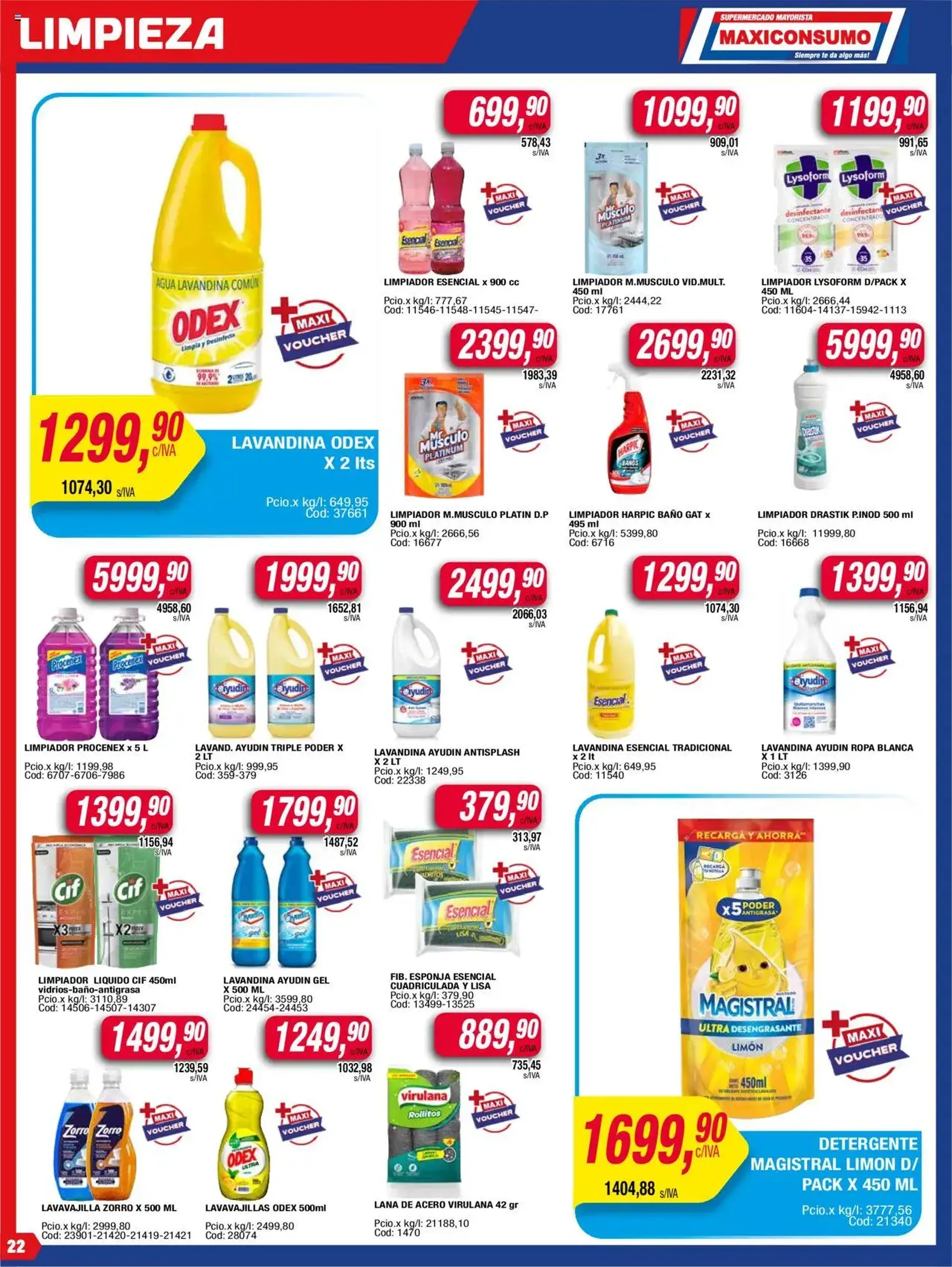 Maxiconsumo ofertas - folleto válido desde 04/08/2025 página 22 de 28