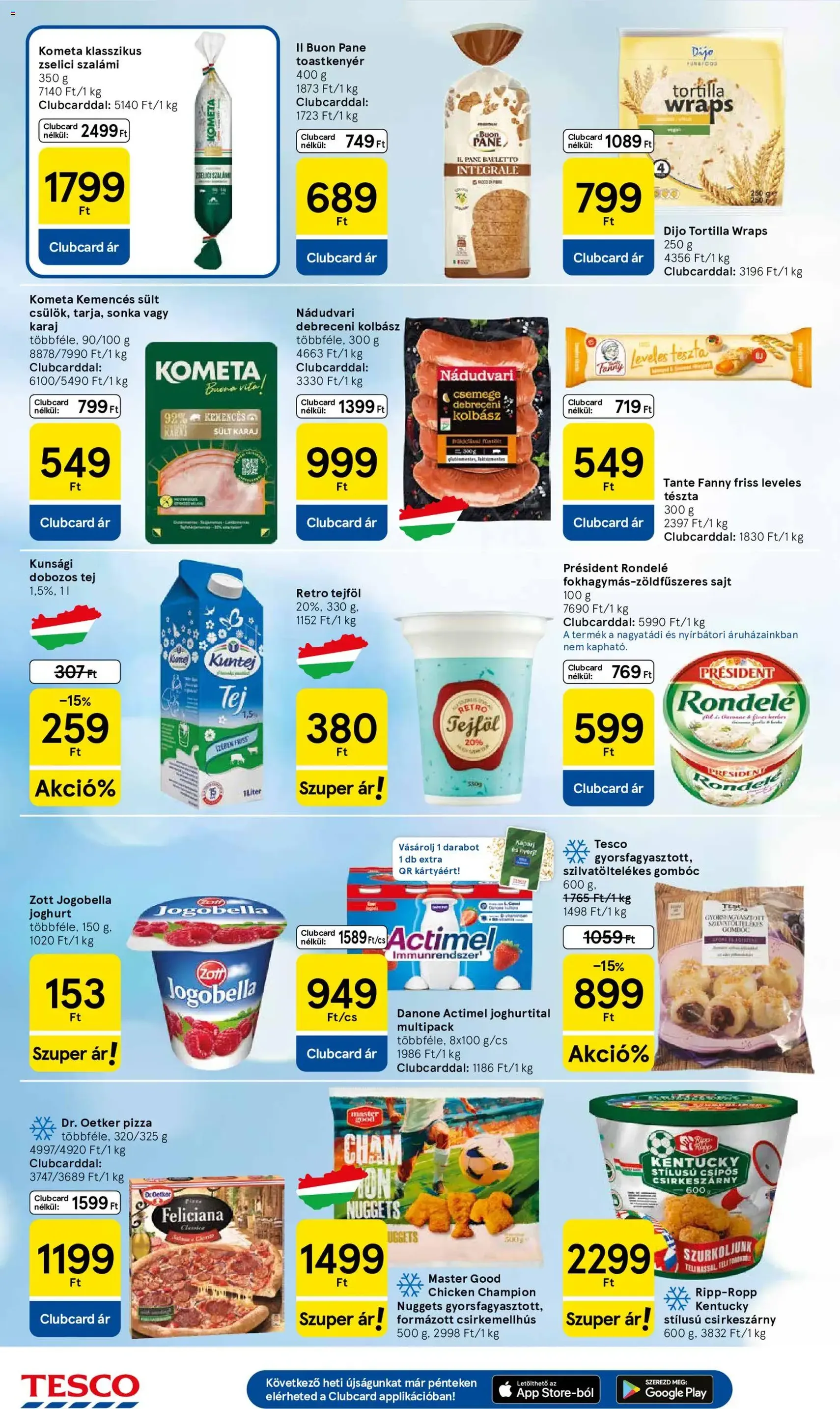 Tesco aktuális akciós újság - 2026.06.11. érvényes szórólap 4 oldal 36 oldalból