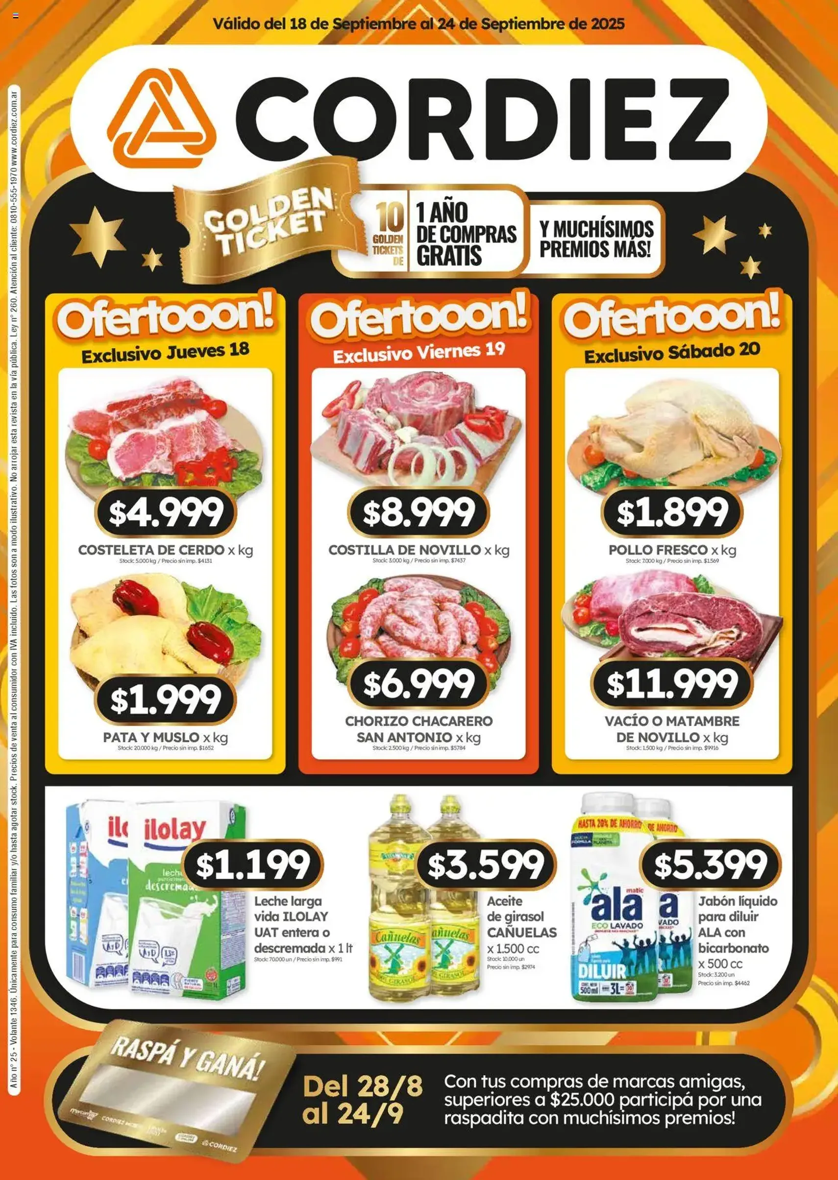 Cordiez ofertas - folleto válido desde 18/09/2025 página 1 de 8 Cordiez ofertas - folleto válido desde 18/09/2025 página 1 de 8