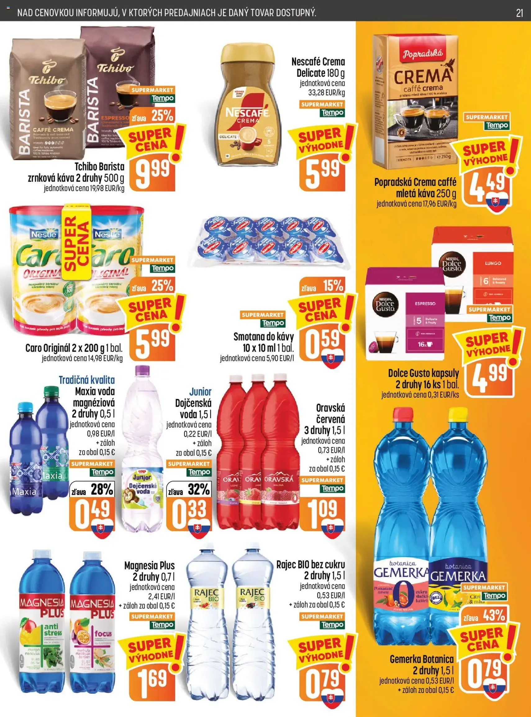 COOP Jednota leták - platný leták od 08.10.2026 strana 21 z 28