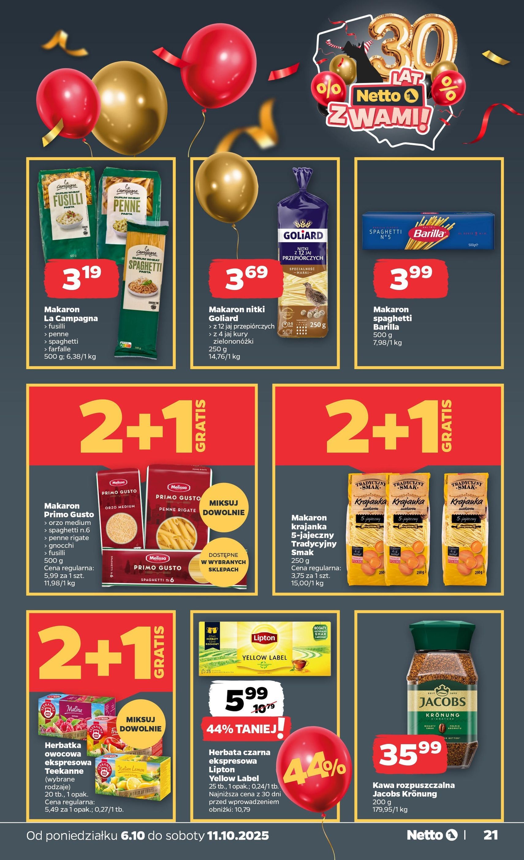 Netto gazetka - Spożywcza - ważny gazetka od 06.10.2025 strona 21 z 34