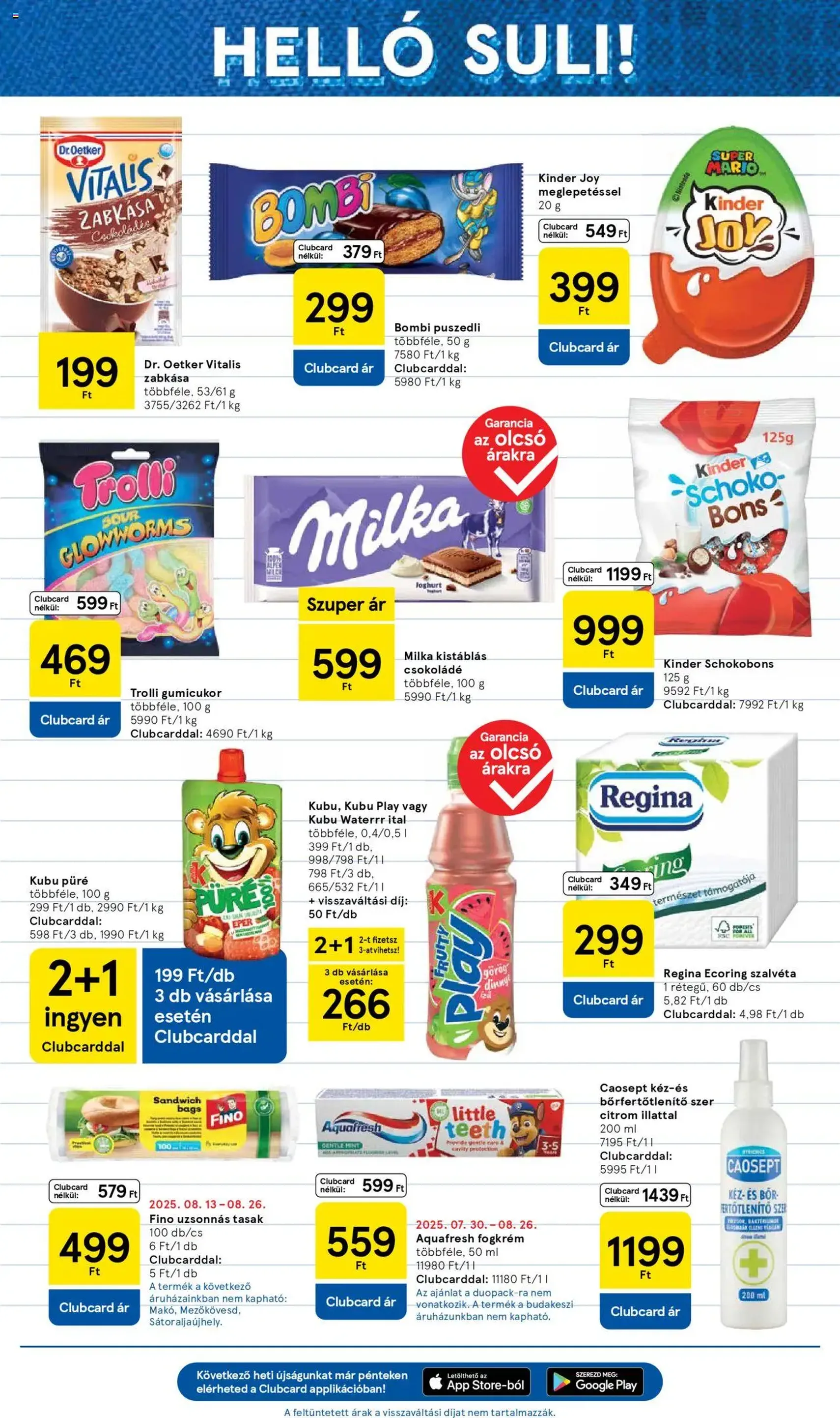 Tesco Hipermarket - Akciós újság - 2025.08.21. érvényes szórólap 11 oldal 32 oldalból