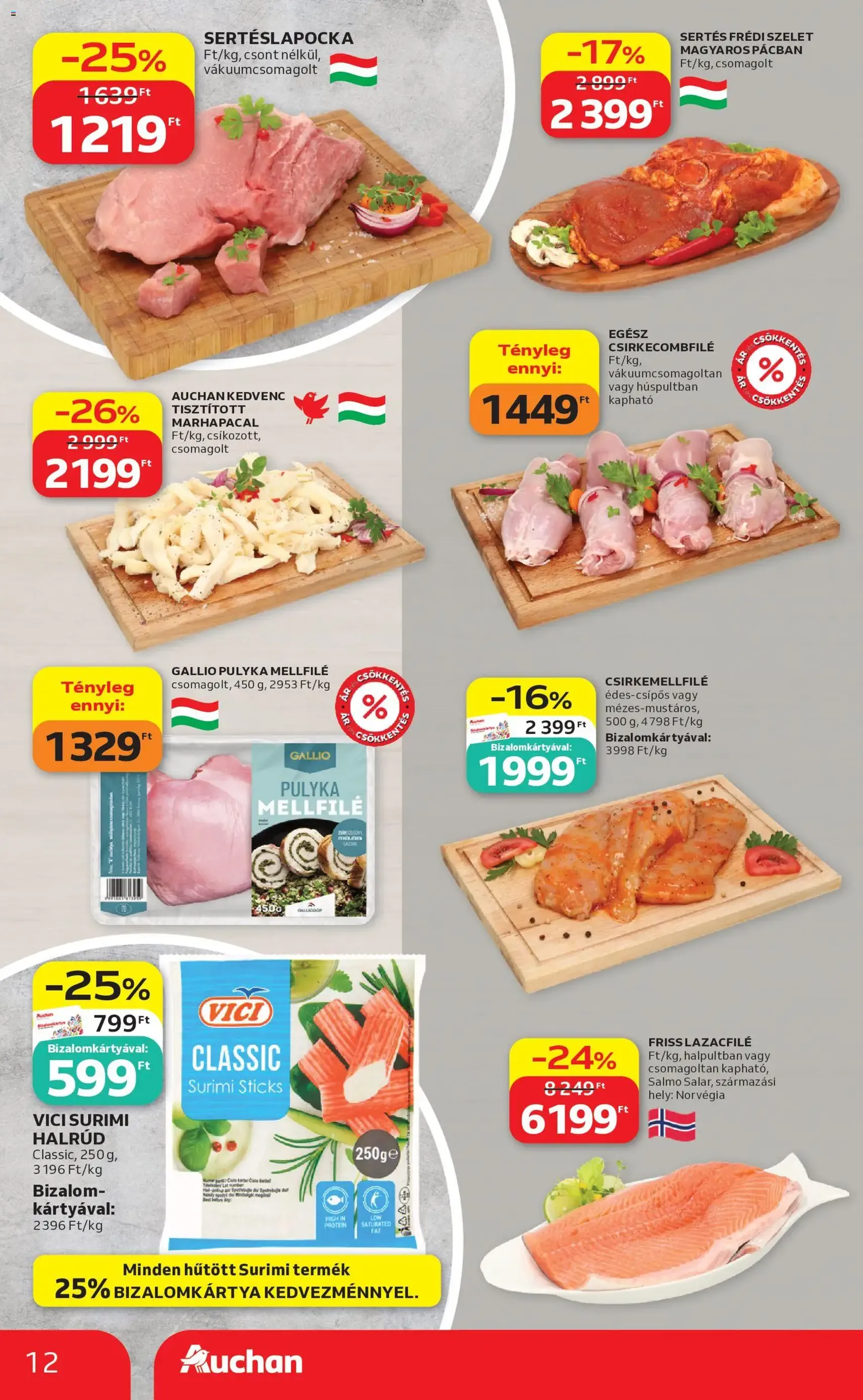 Auchan akciós újság - 2026.05.14. érvényes szórólap 12 oldal 58 oldalból