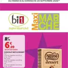 Bi1 Catalogue - Prévisualisation du catalogue valable à partir du 08/09/2026