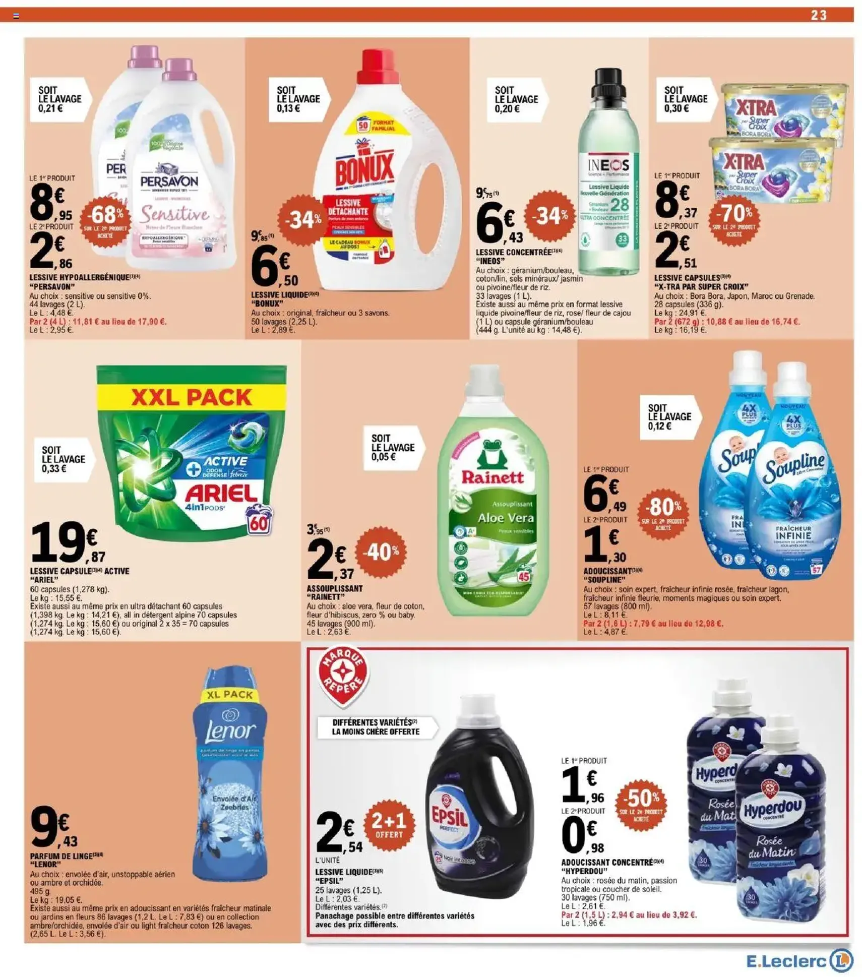 E.Leclerc catalogue semaine 35 - brochure valable à partir du 26/08/2025, page 23 sur 48 E.Leclerc catalogue semaine 35 - brochure valable à partir du 26/08/2025, page 23 sur 48