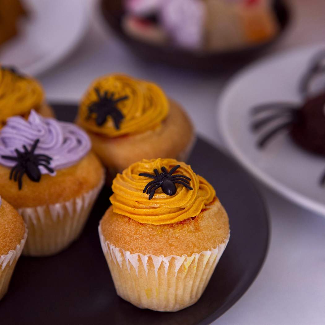 A legjobb Halloween Spider csokoládé cupcakes