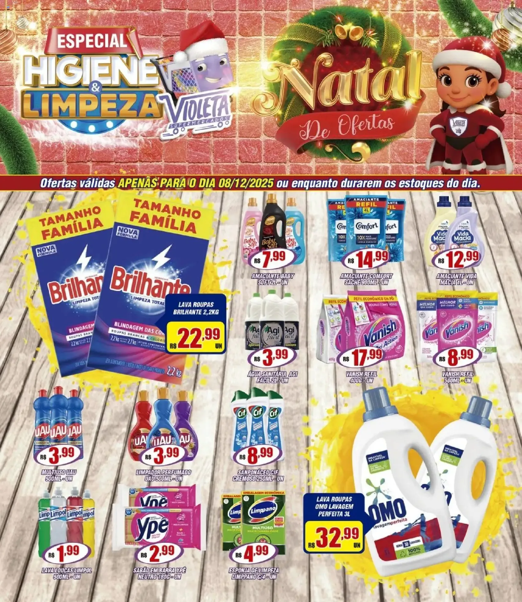 Violeta Supermercados - Ofertas da semana - folheto válido a partir de 08/12/2025 página 1 de 2