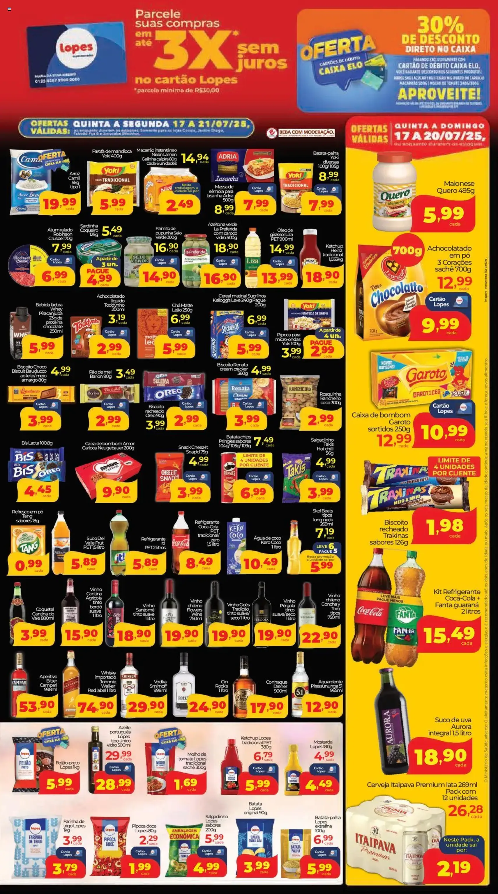 Lopes Supermercados - Ofertas da semana - folheto válido a partir de 17/07/2025 página 3 de 4
