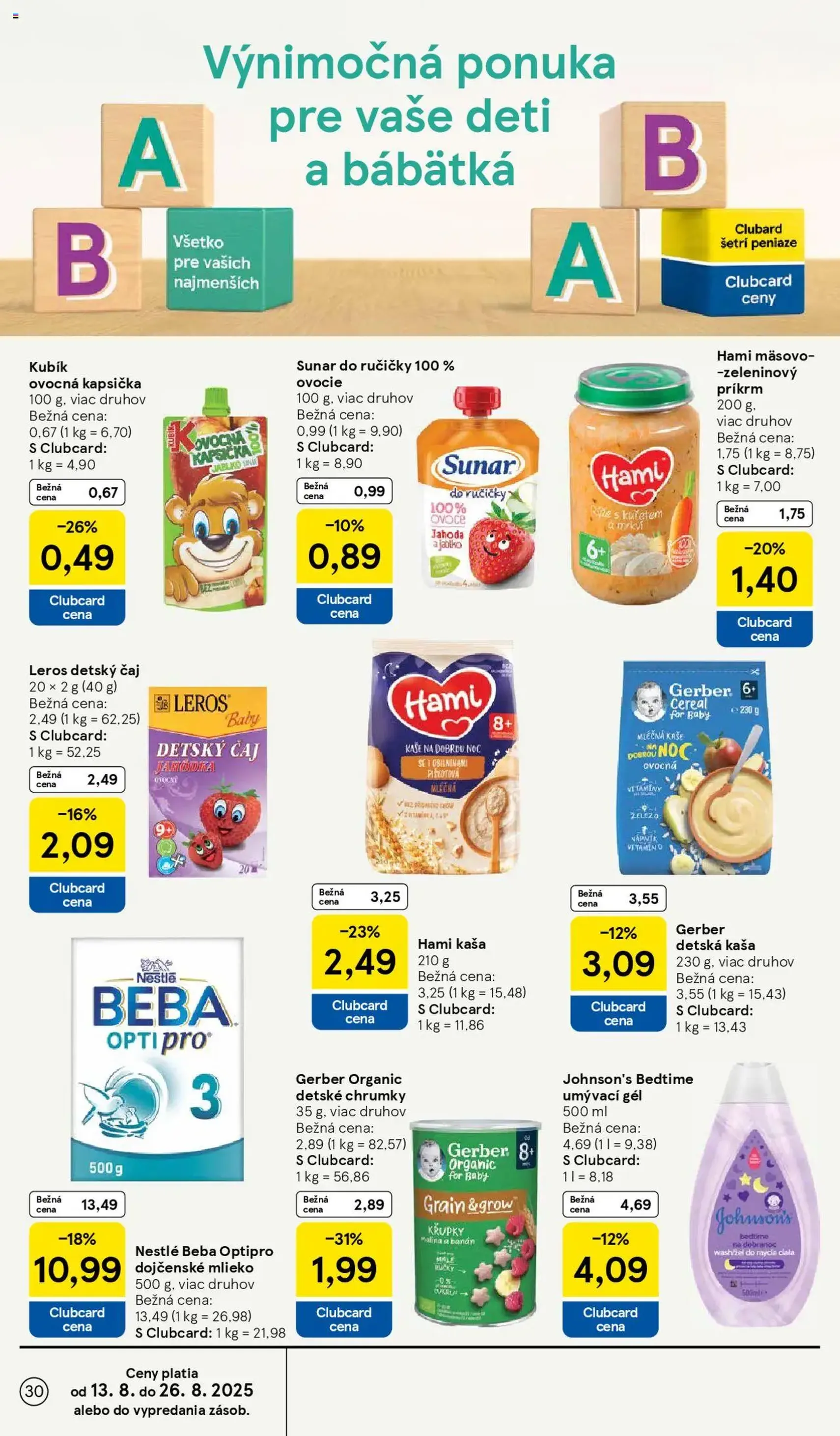 Tesco Hypermarket - leták - platný leták od 13.08.2025 strana 30 z 43