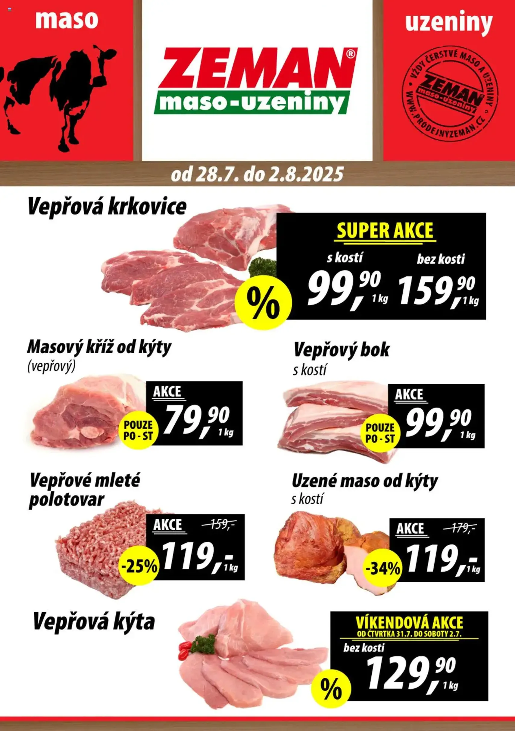 Prodejny Zeman leták - platný leták od 28.07.2025 strana 1 z 2