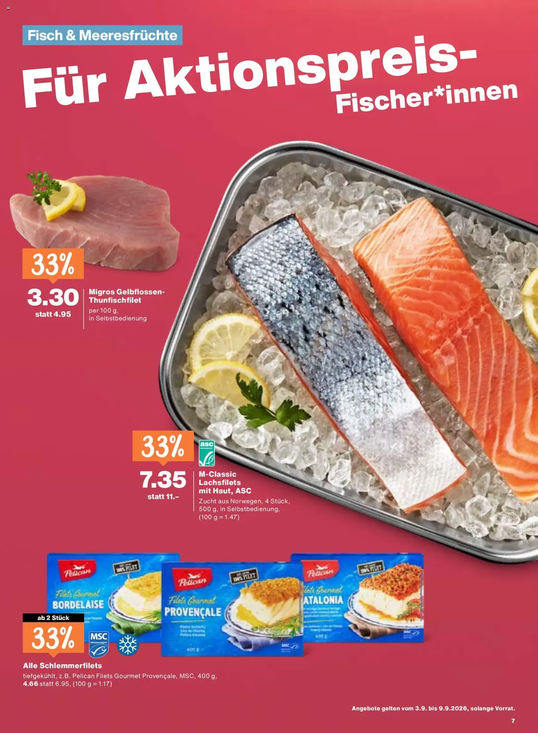 Migros aktionen - Gültiger Prospekt ab 03.09.2026, Seite 7 von insgesamt 20