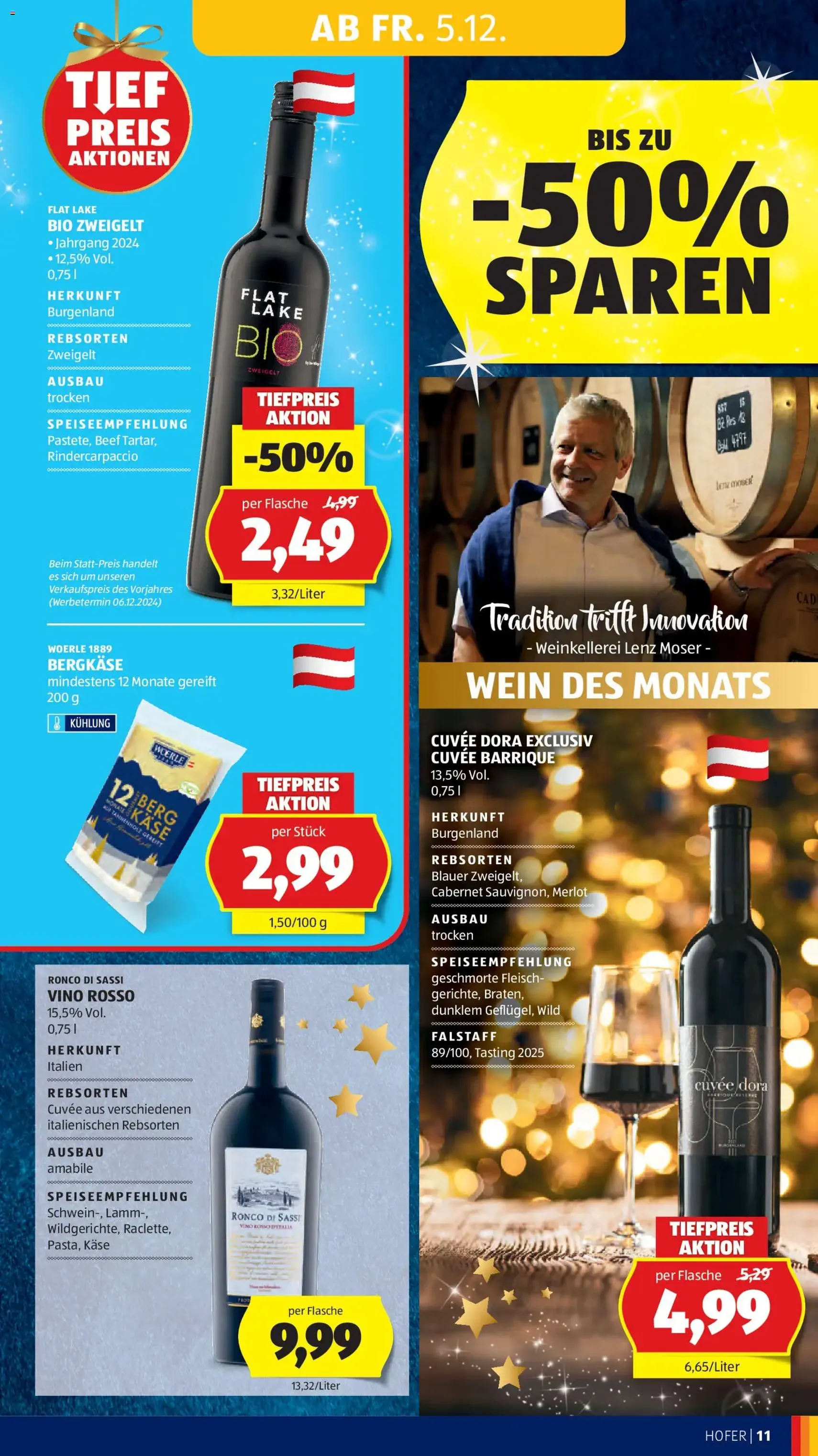 Hofer Flugblatt - Gültiger Prospekt ab 05.12.2025, Seite 17 von insgesamt 60