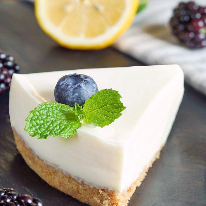 Torta fredda allo yogurt