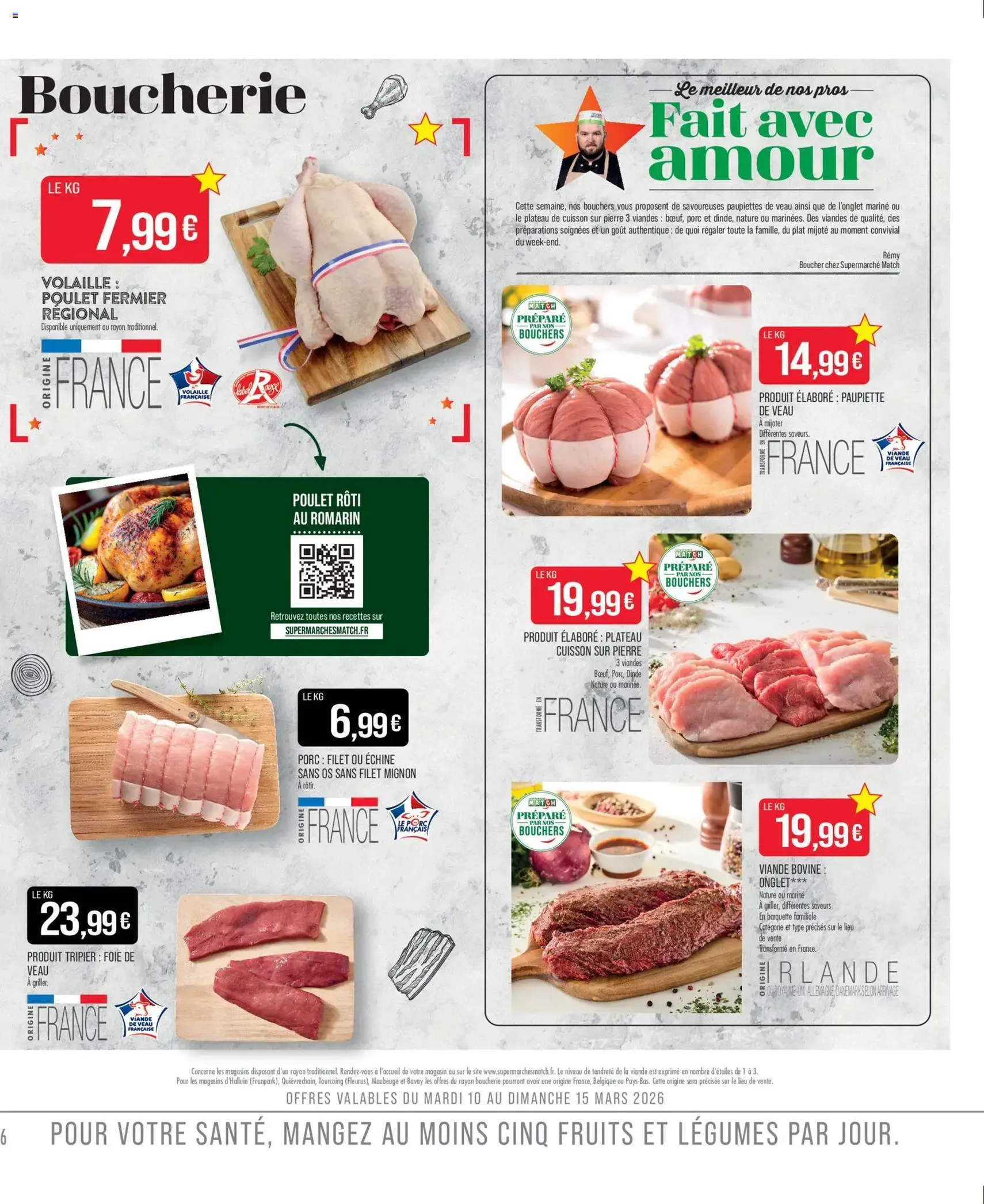 Match Supermarché catalogue - brochure valable à partir du 10/03/2026, page 8 sur 22