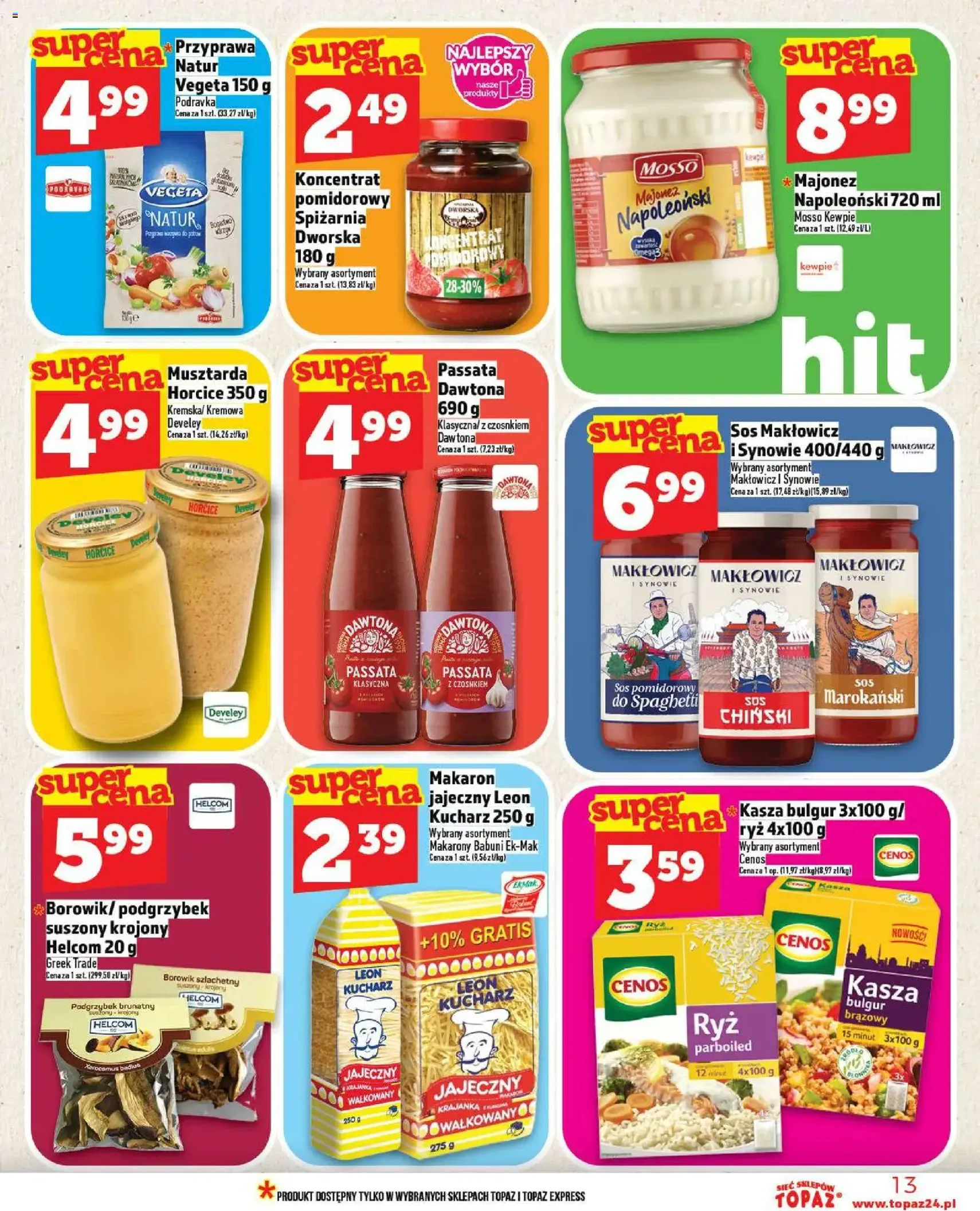 Topaz Gazetka - ważny gazetka od 30.10.2025 strona 13 z 28 Topaz Gazetka - ważny gazetka od 30.10.2025 strona 13 z 28