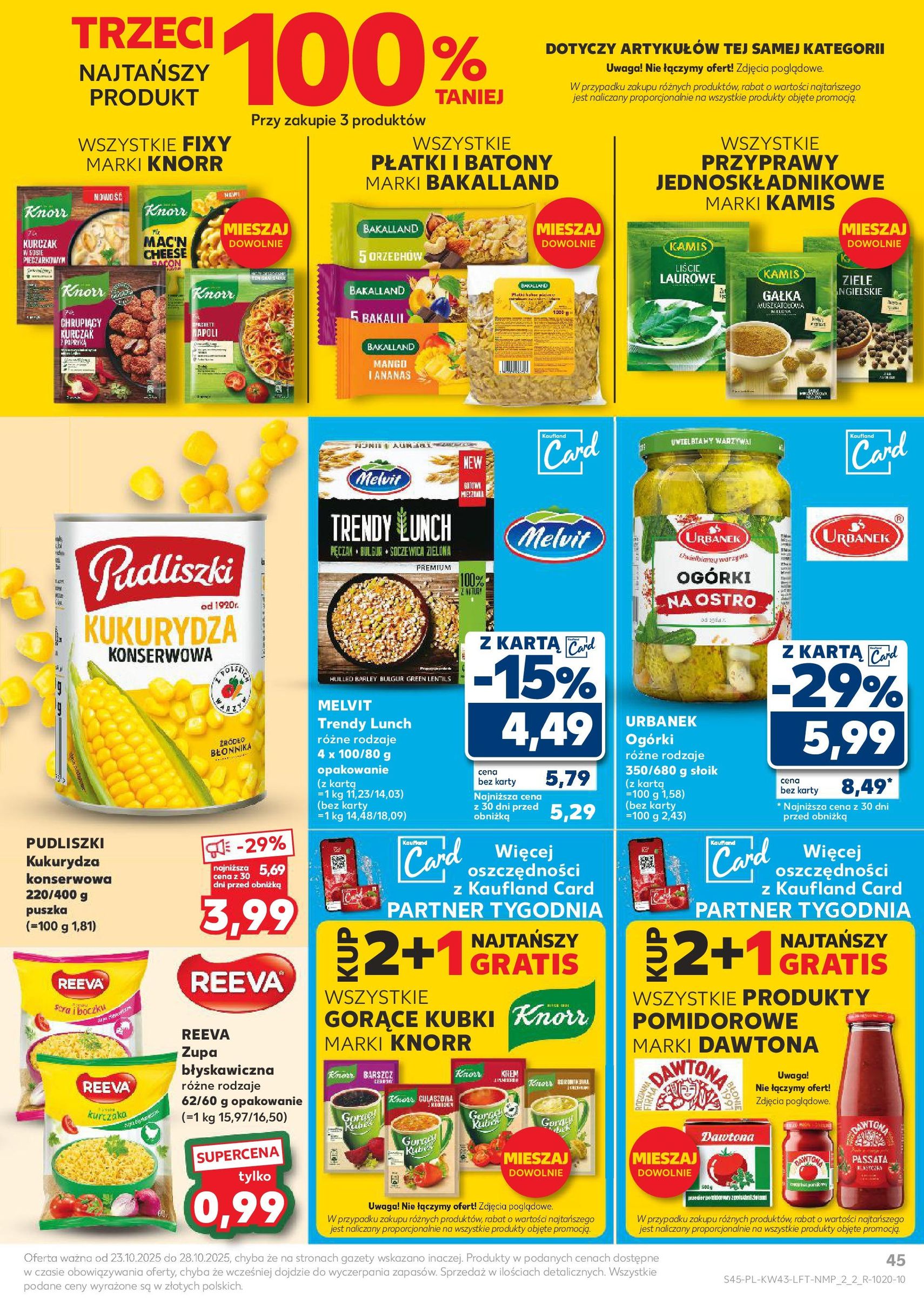 Kaufland gazetka - ważny gazetka od 23.10.2025 strona 45 z 67 Kaufland gazetka - ważny gazetka od 23.10.2025 strona 45 z 67