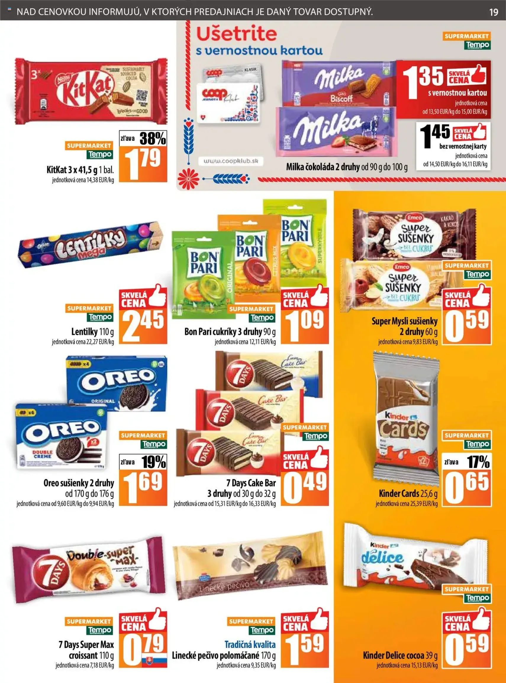 COOP Jednota leták - platný leták od 25.09.2025 strana 19 z 28