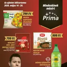 CBA Príma akciós újság - szórólap előnézete érvényes 2026.05.14. -tól