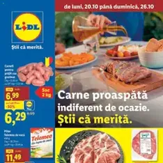 Catalog Lidl - previzualizare cataloage valabilă începând cu 20.10.2025