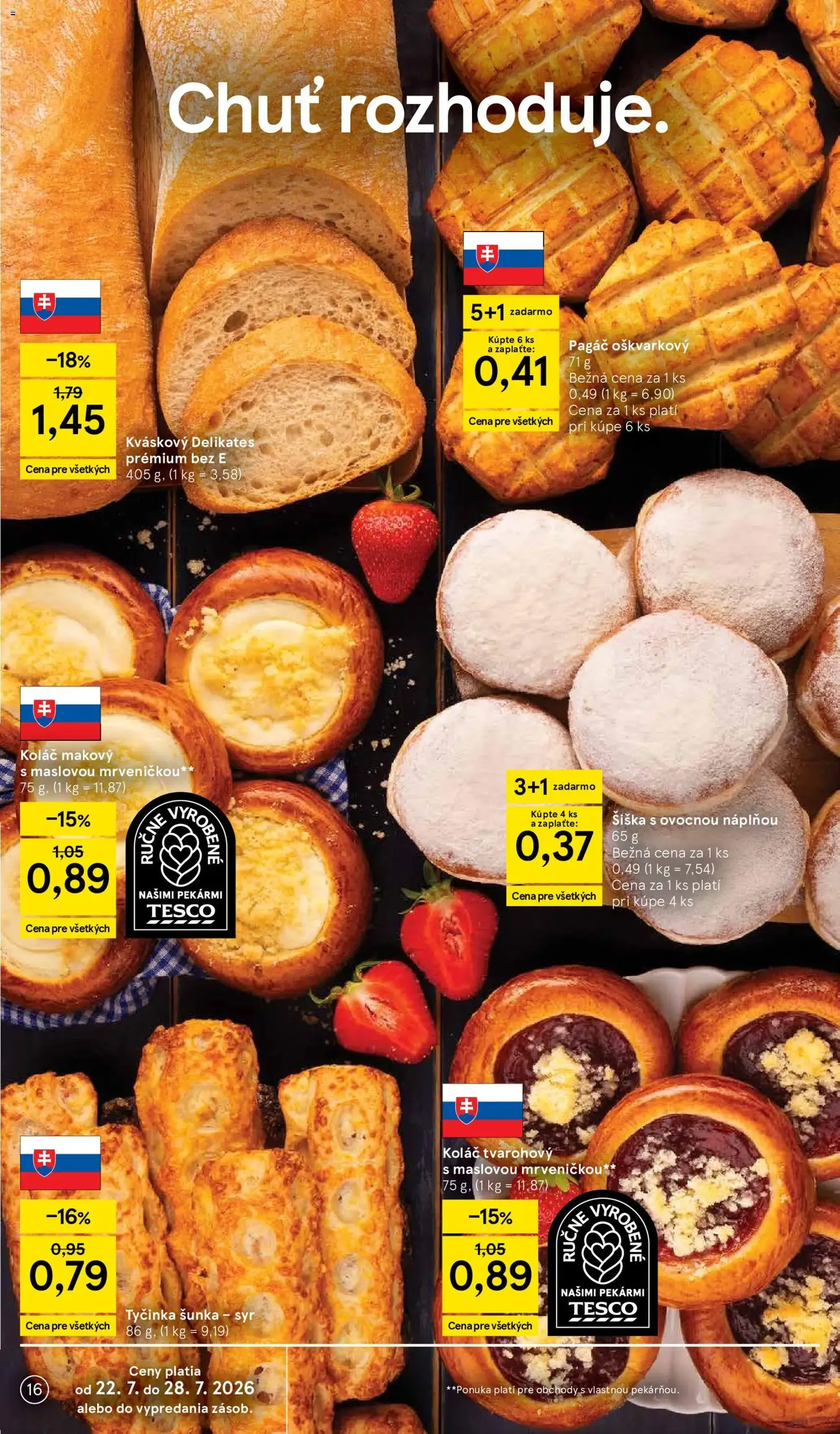 Tesco Hypermarket - leták - platný leták od 22.07.2026 strana 16 z 50