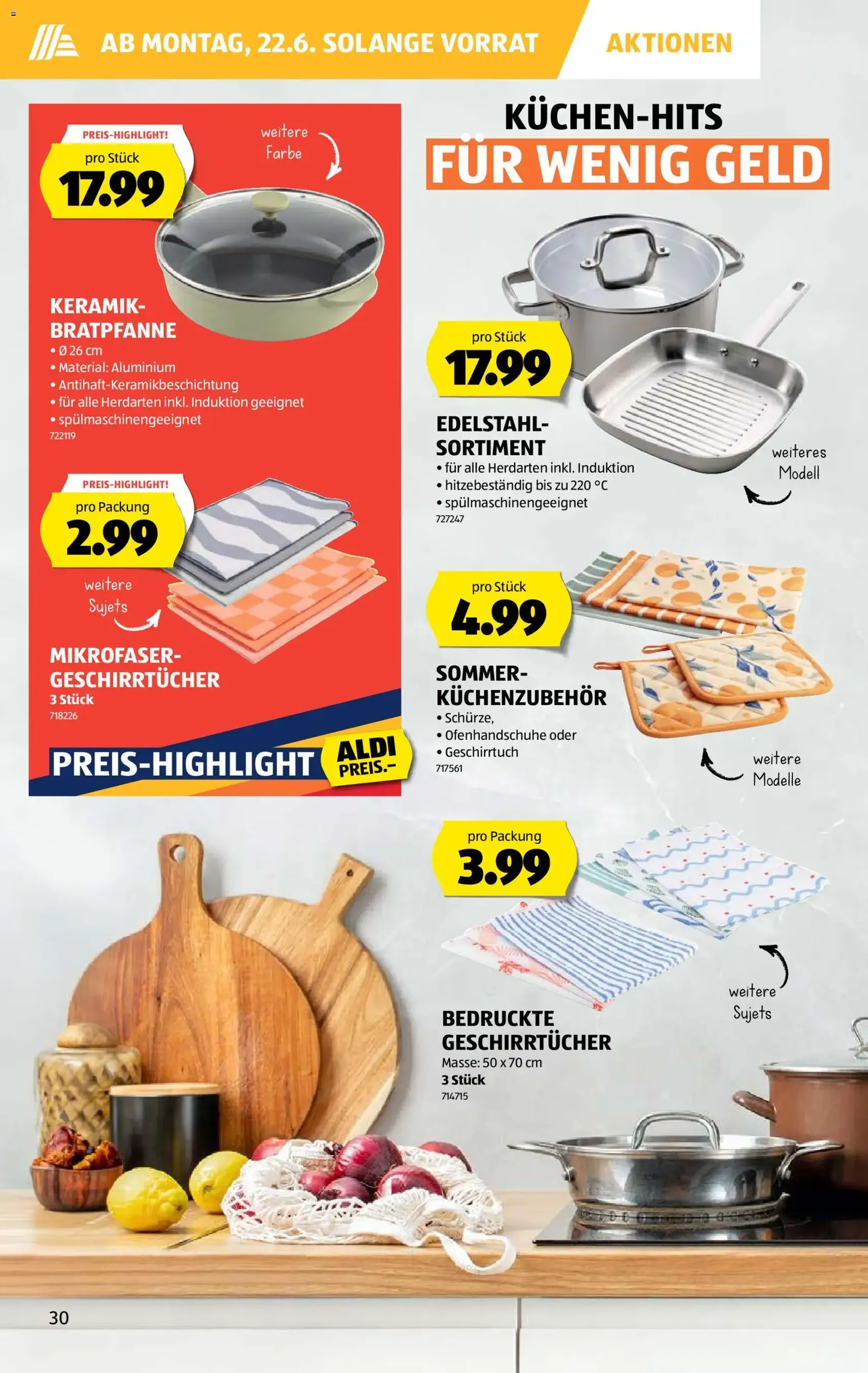 Aldi aktionen - Gültiger Prospekt ab 18.06.2026, Seite 30 von insgesamt 44