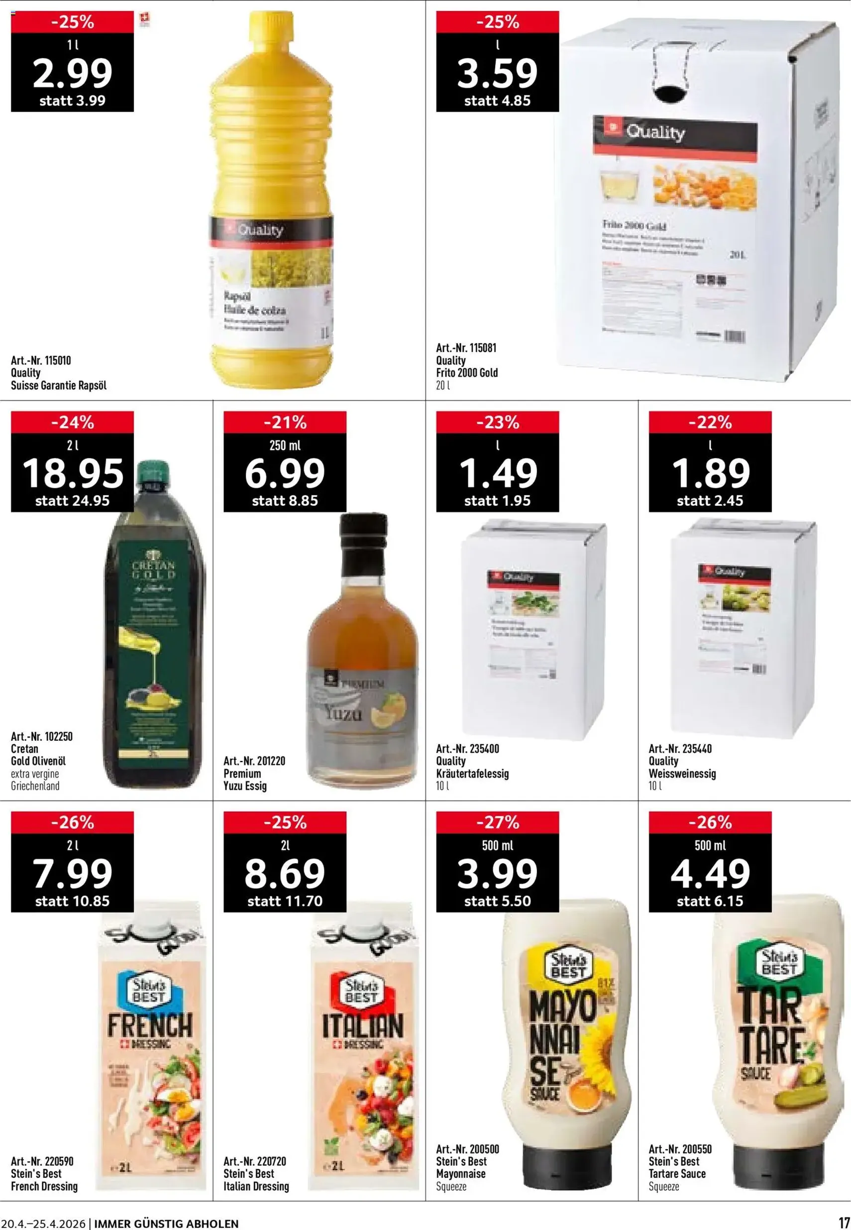 Prodega aktionen - Gültiger Prospekt ab 20.04.2026, Seite 17 von insgesamt 36