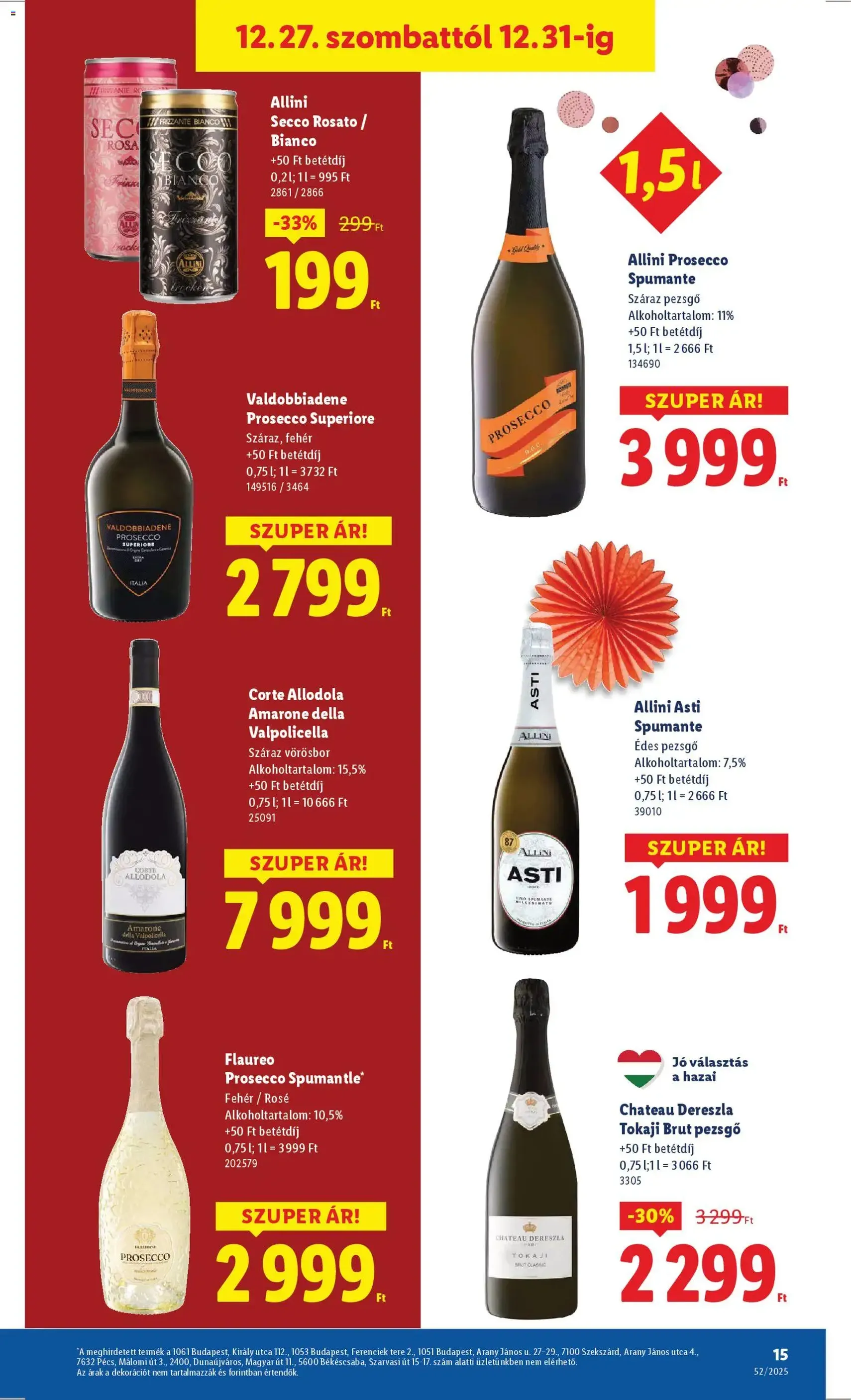 Lidl Akciós újság - 2025.12.27. érvényes szórólap 15 oldal 48 oldalból
