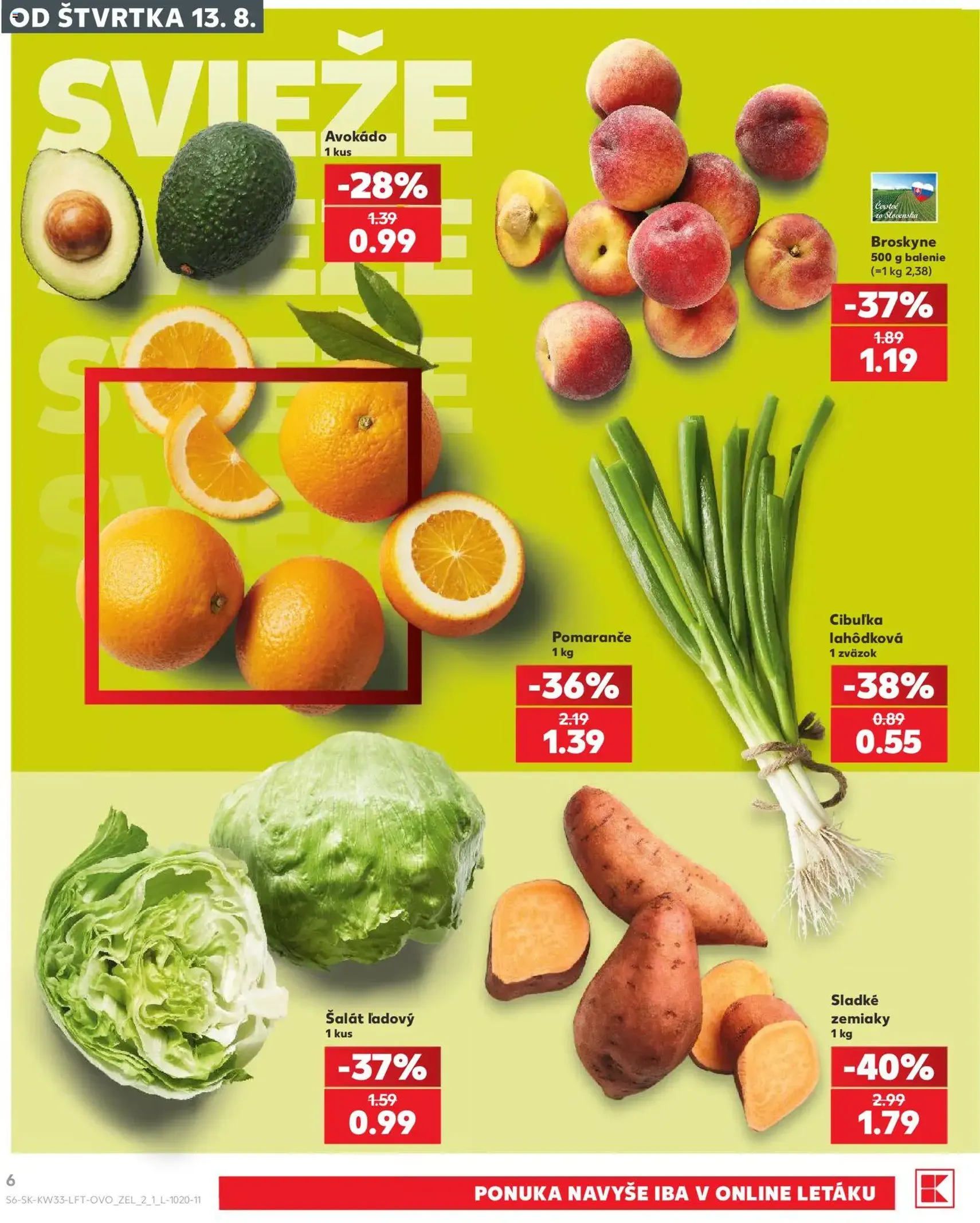 Kaufland leták - platný leták od 13.08.2026 strana 6 z 80