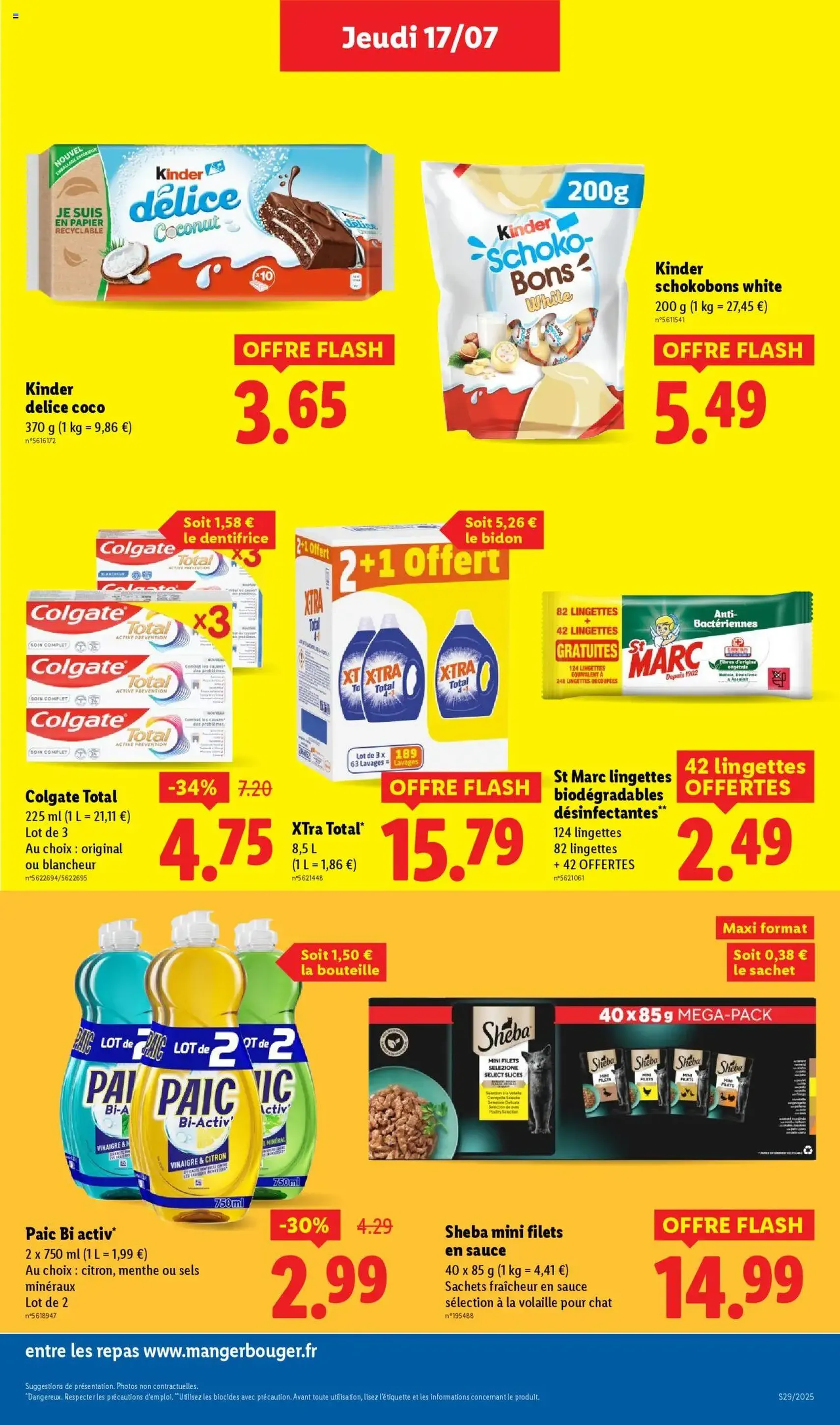 LIDL catalogue semaine 28 - brochure valable à partir du 17/07/2025, page 17 sur 82 LIDL catalogue semaine 28 - brochure valable à partir du 17/07/2025, page 17 sur 82