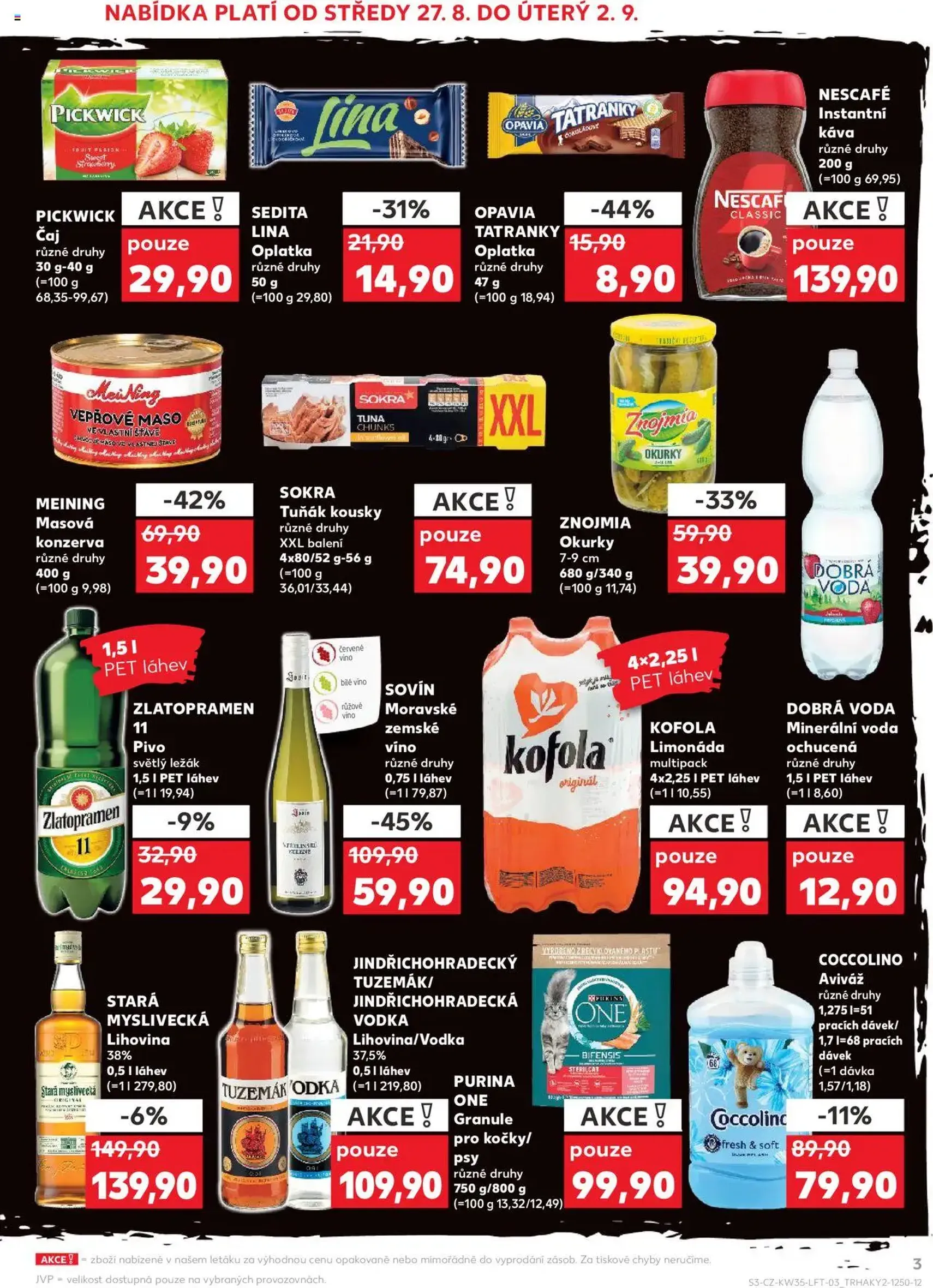 Kaufland leták - platný leták od 27.08.2025 strana 3 z 90 Kaufland leták - platný leták od 27.08.2025 strana 3 z 90