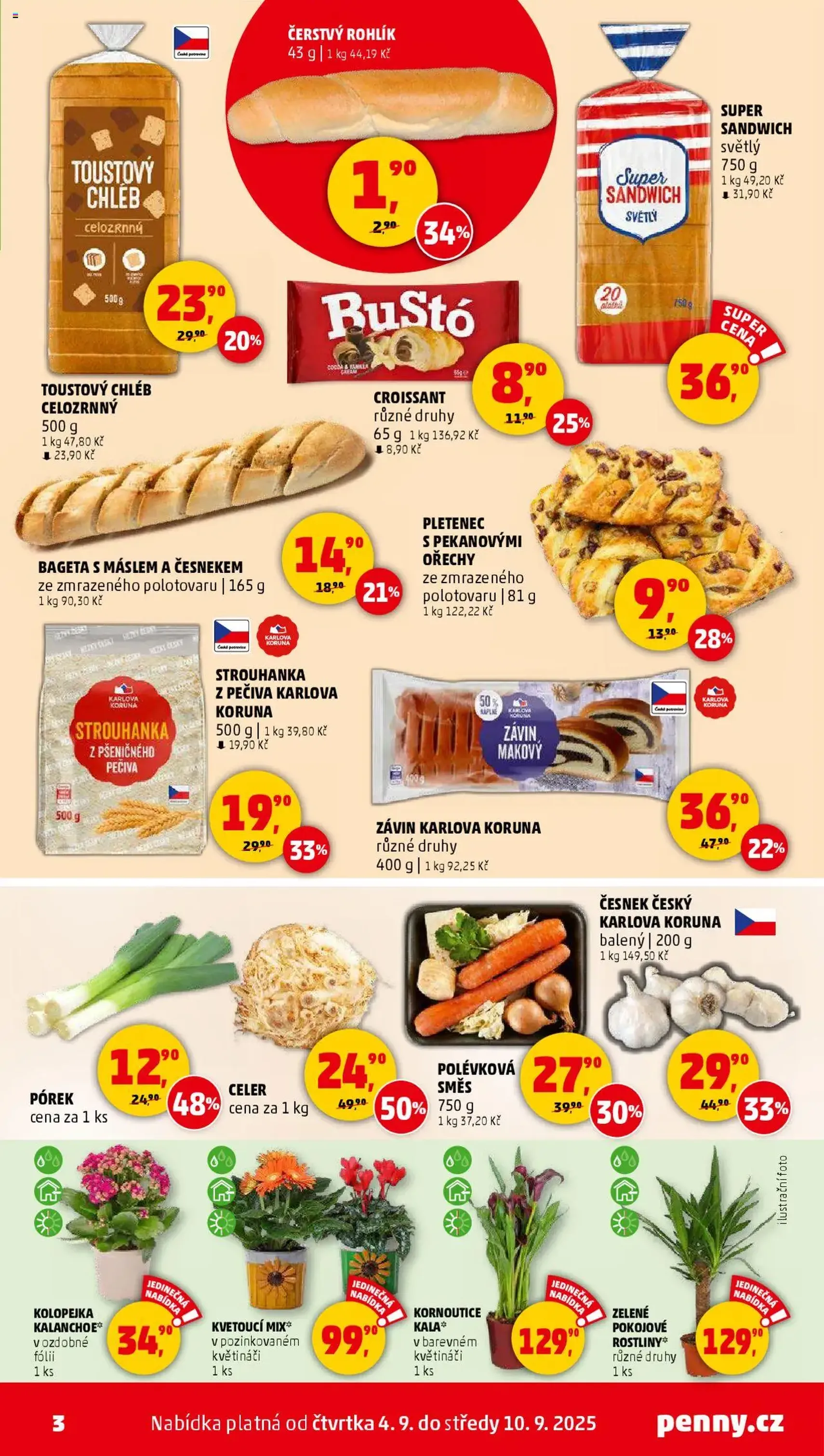 Penny Market leták - Čtvrtečník - platný leták od 04.09.2025 strana 3 z 30