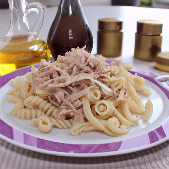 Anteprima ricetta 1. Lessate la pasta in acqua salata secondo le indicazioni riportate sulla confezione. Una volta cotta, scolatela e raffreddatela sotto acqua fredda. 2. Mentre la pasta si raffredda, tagliate a metà i pomodorini e affettate le olive. 3. Sbriciolate la