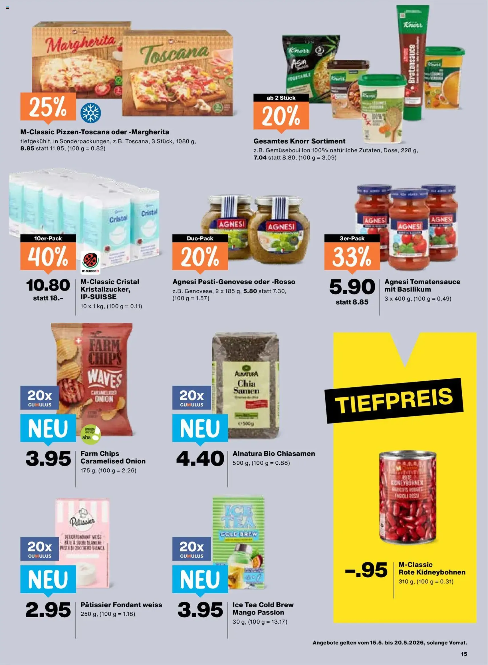 Migros aktionen - Gültiger Prospekt ab 15.05.2026, Seite 15 von insgesamt 24