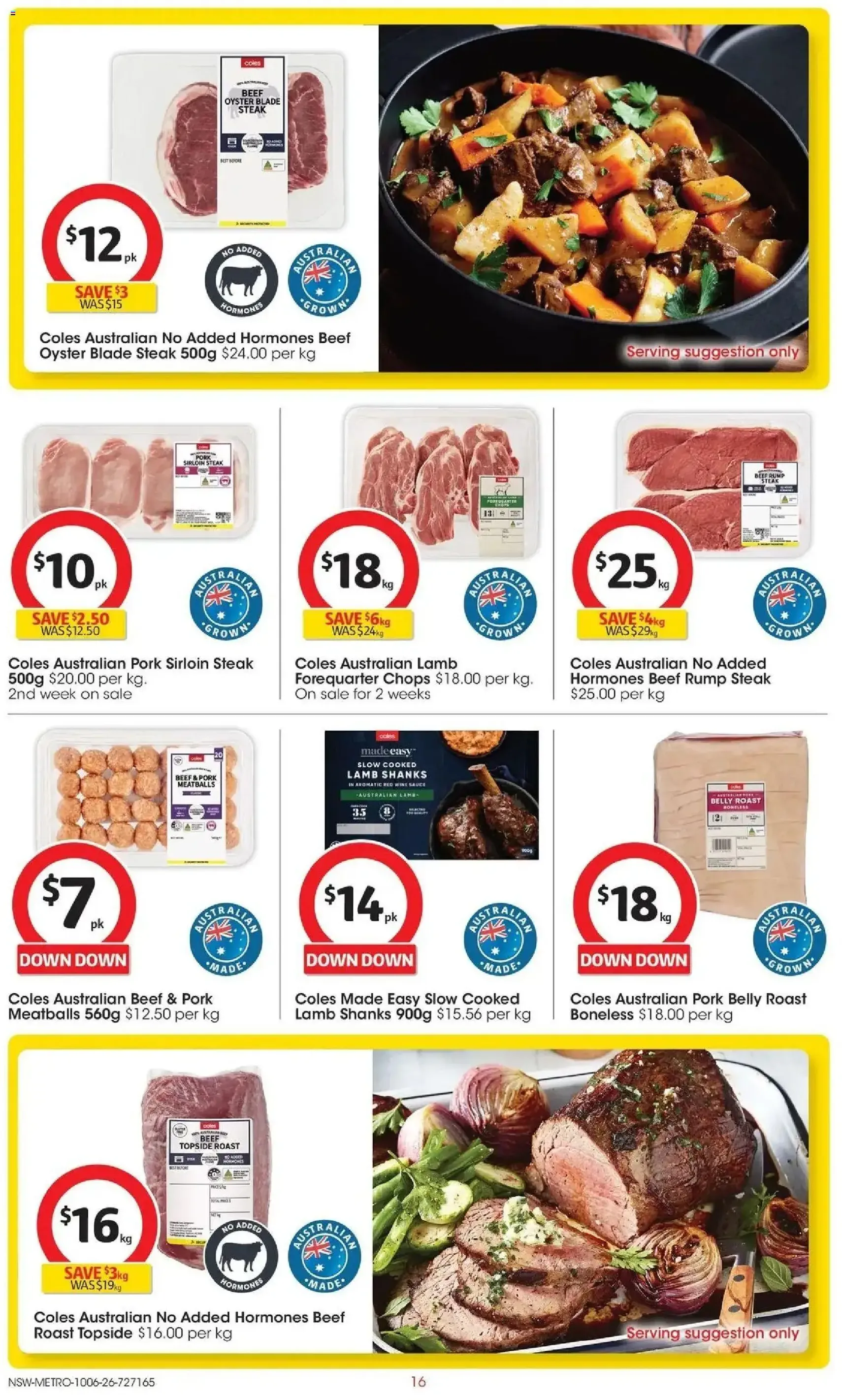 Coles catalogue - valid flyer from 10/06/2026, page 16 of 47