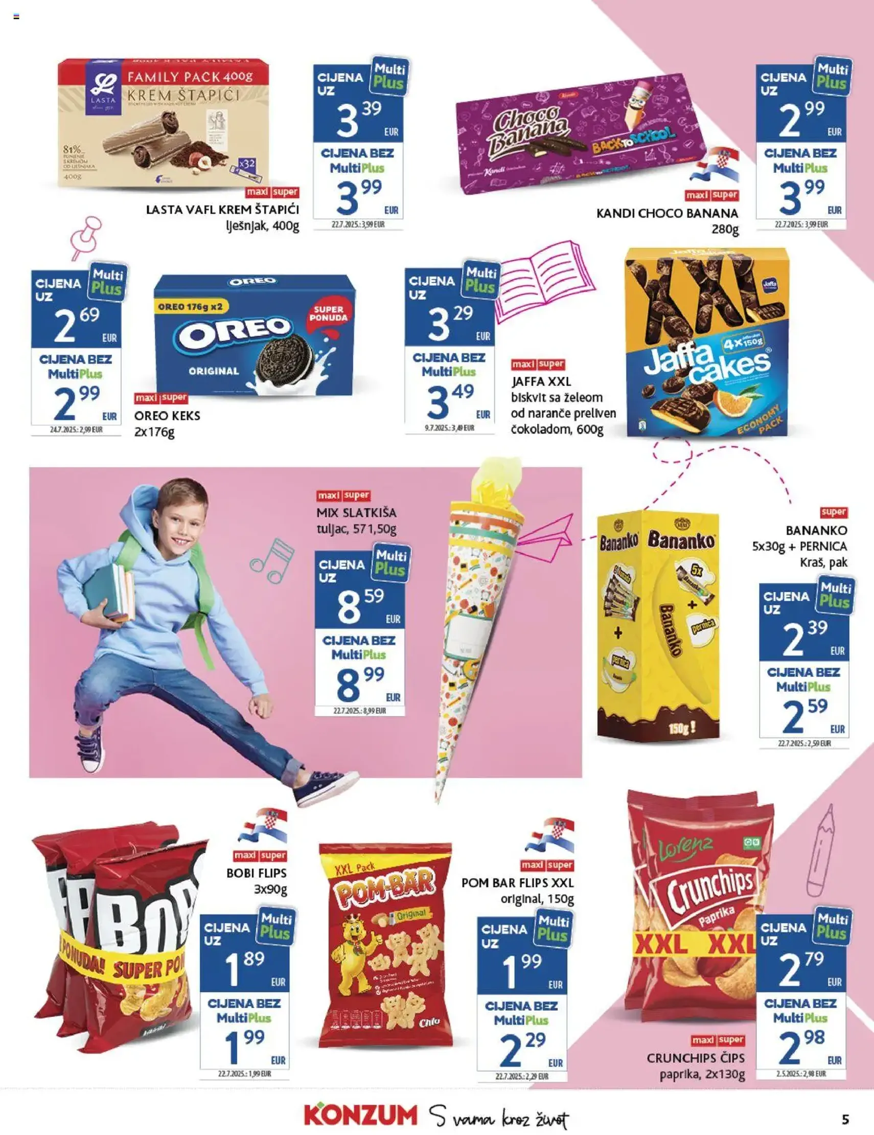 Konzum HR Akciós újság - 2025.08.20. érvényes szórólap 5 oldal 38 oldalból