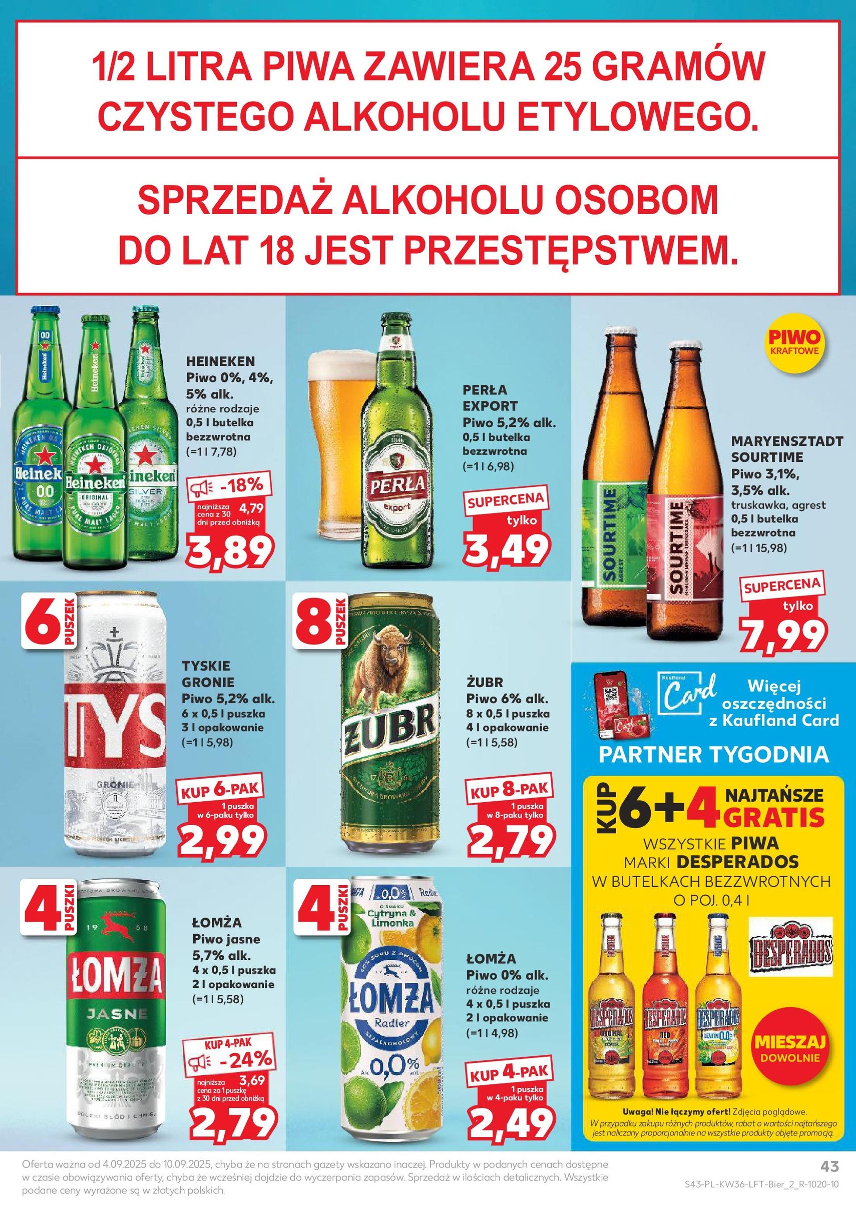 Kaufland gazetka - ważny gazetka od 04.09.2025 strona 43 z 57 Kaufland gazetka - ważny gazetka od 04.09.2025 strona 43 z 57