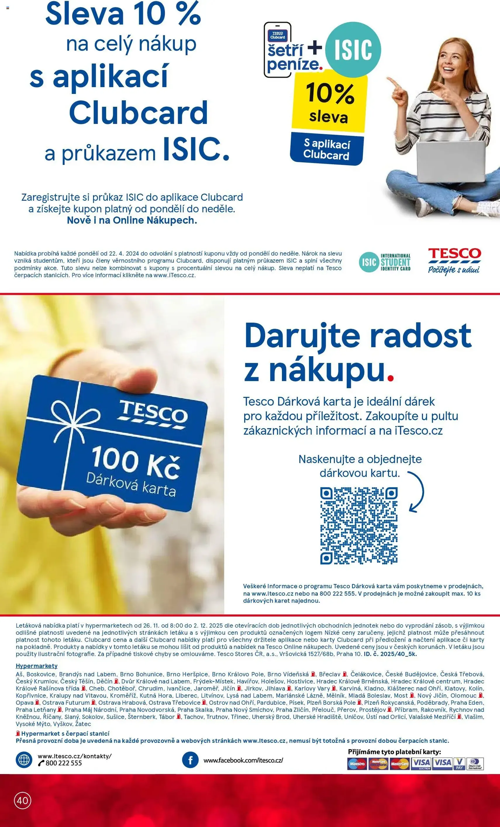 Tesco Black Friday - platný leták od 26.11.2025 strana 40 z 40