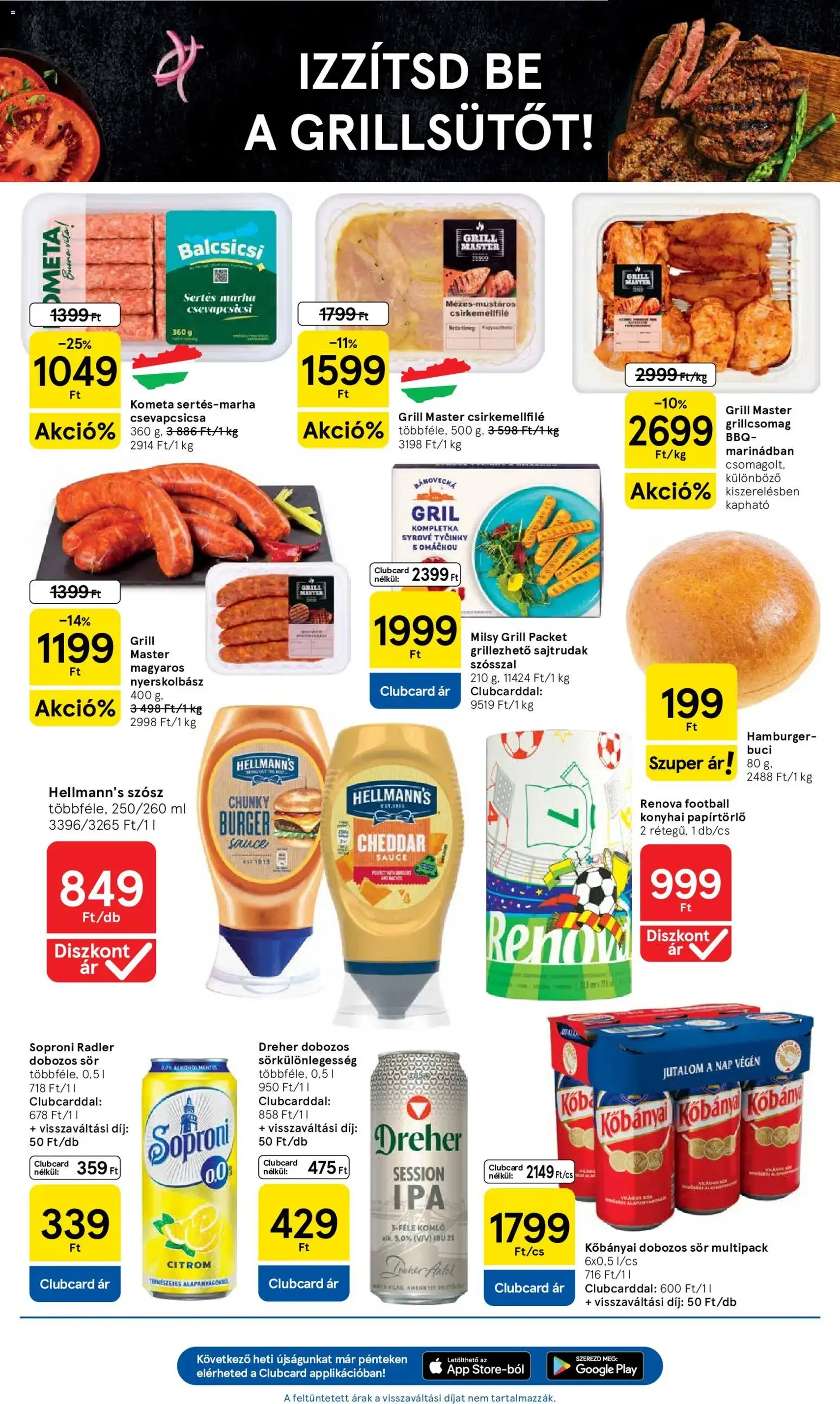 Tesco aktuális akciós újság - 2026.07.02. érvényes szórólap 11 oldal 32 oldalból