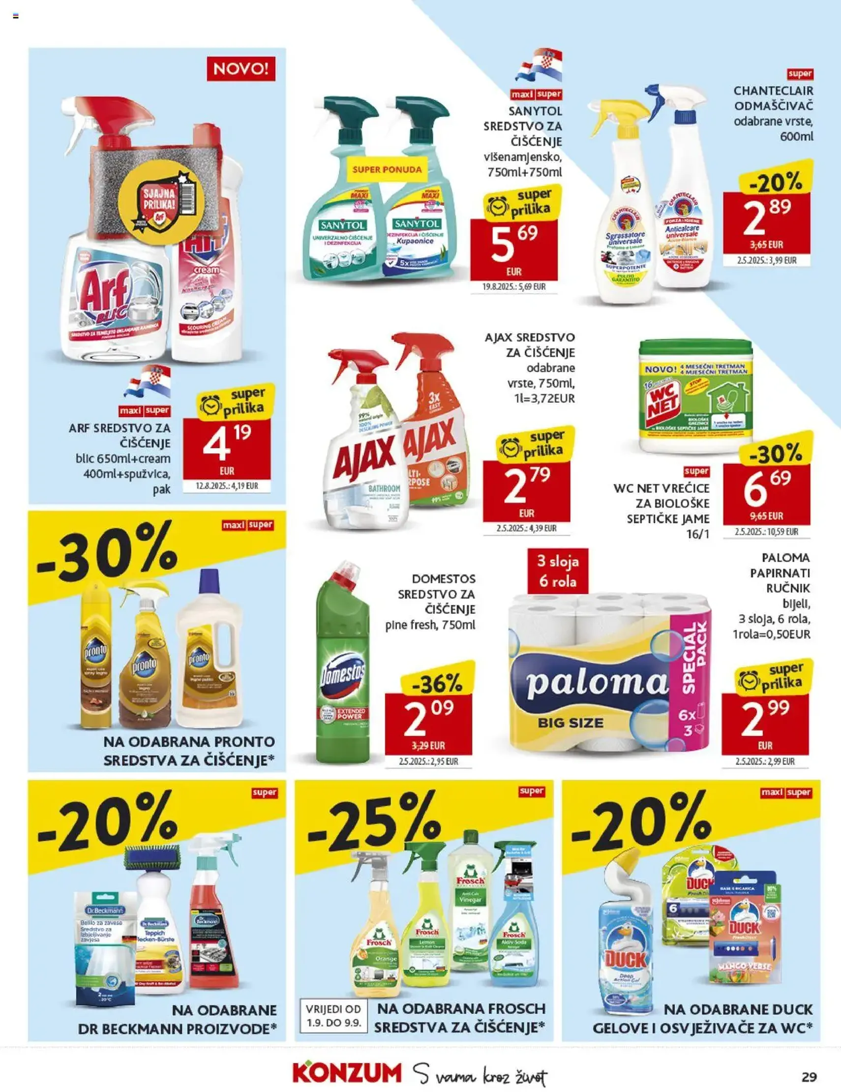 Konzum HR Akciós újság - 2025.08.27. érvényes szórólap 29 oldal 45 oldalból Konzum HR Akciós újság - 2025.08.27. érvényes szórólap 29 oldal 45 oldalból